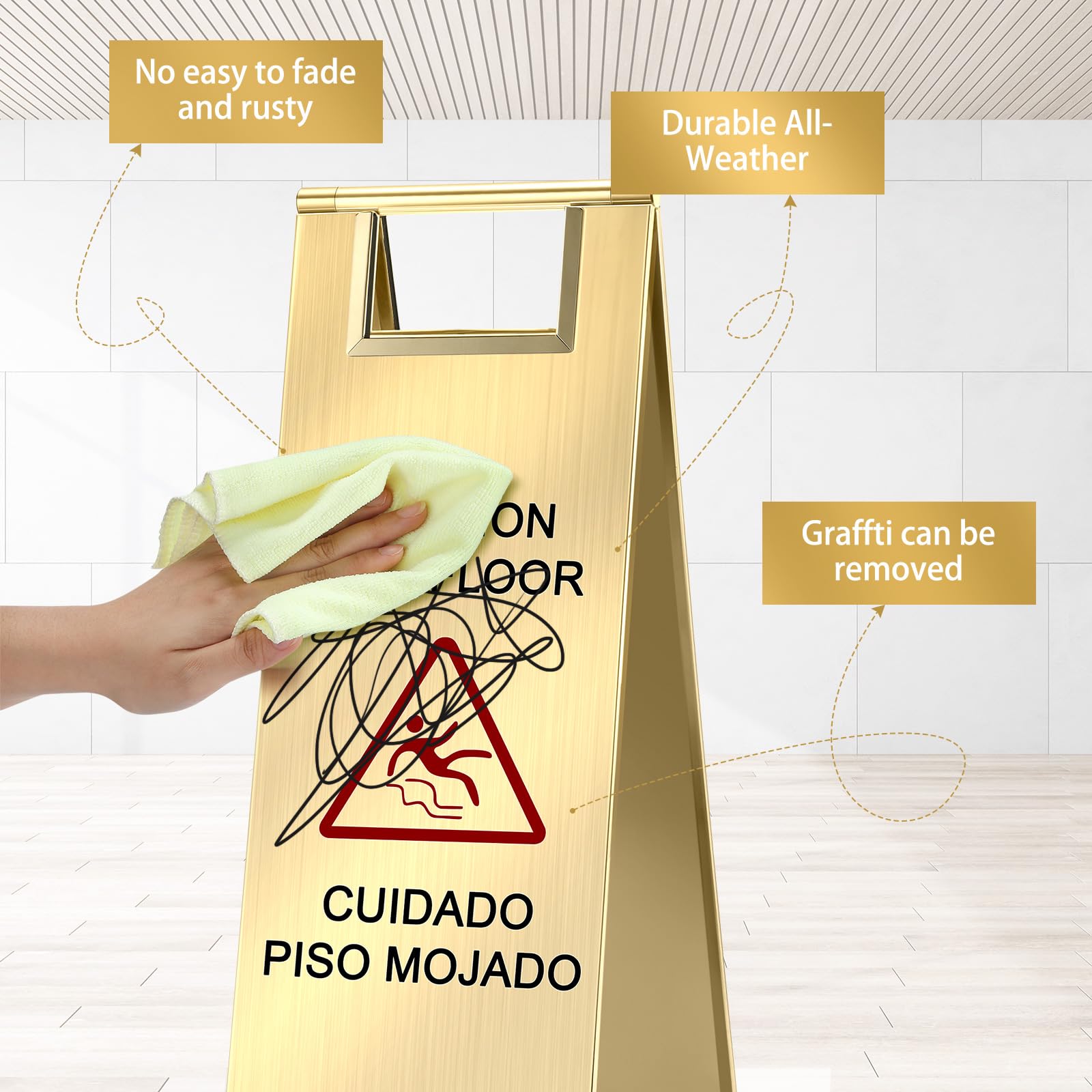 1 Pcs Wet Floor Signs