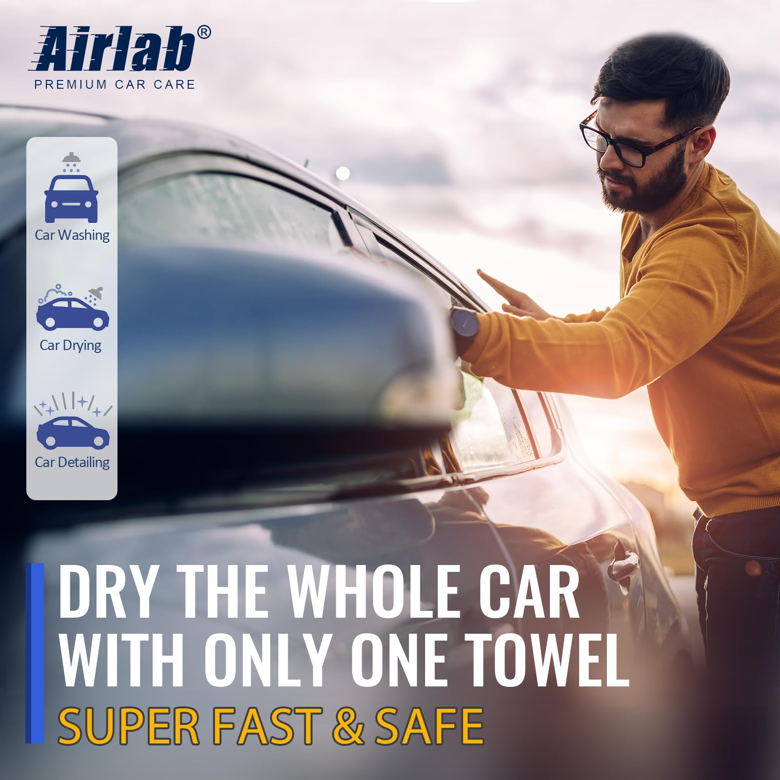 Microfiber Towels Cars Wash Drying Cleaning Cloth