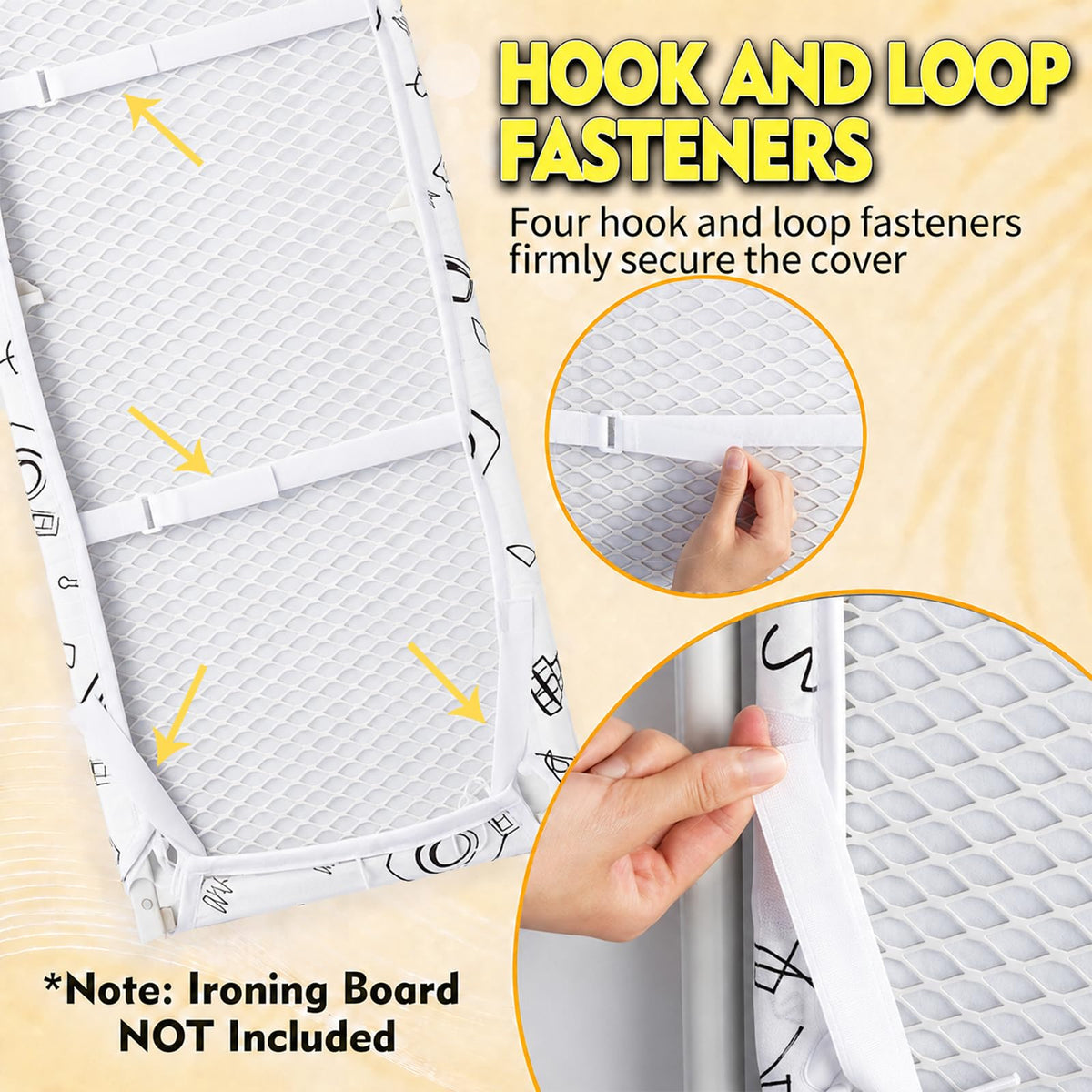 Over the Door Ironing Board Cover 13 x 37 inch
