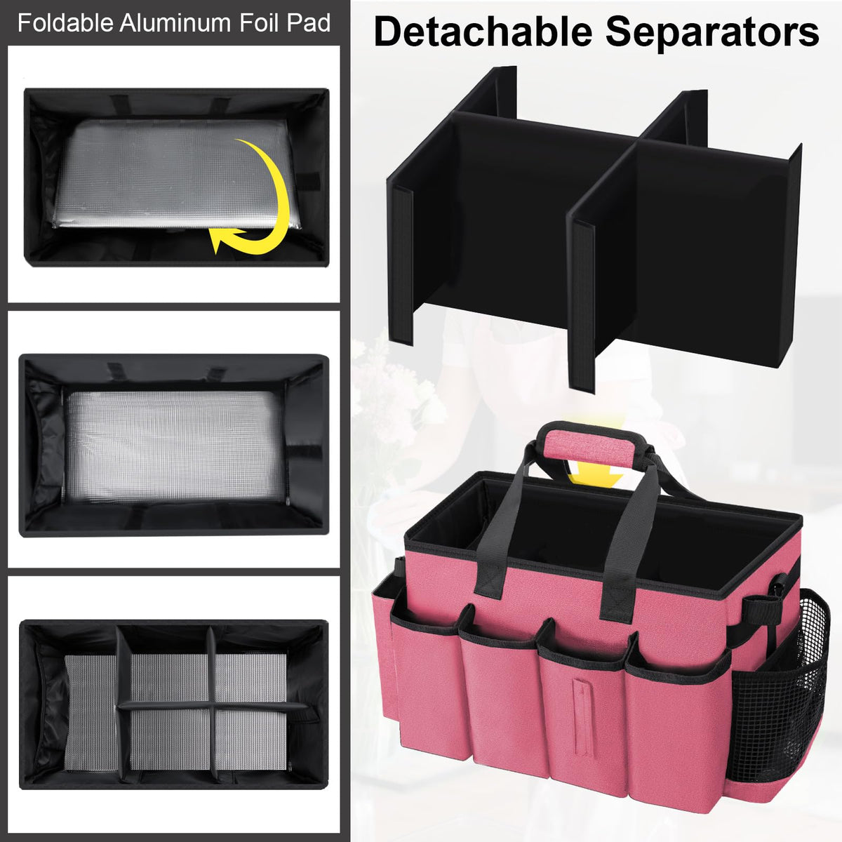 Wearable Large Cleaning Caddy Bag for Housekeepers