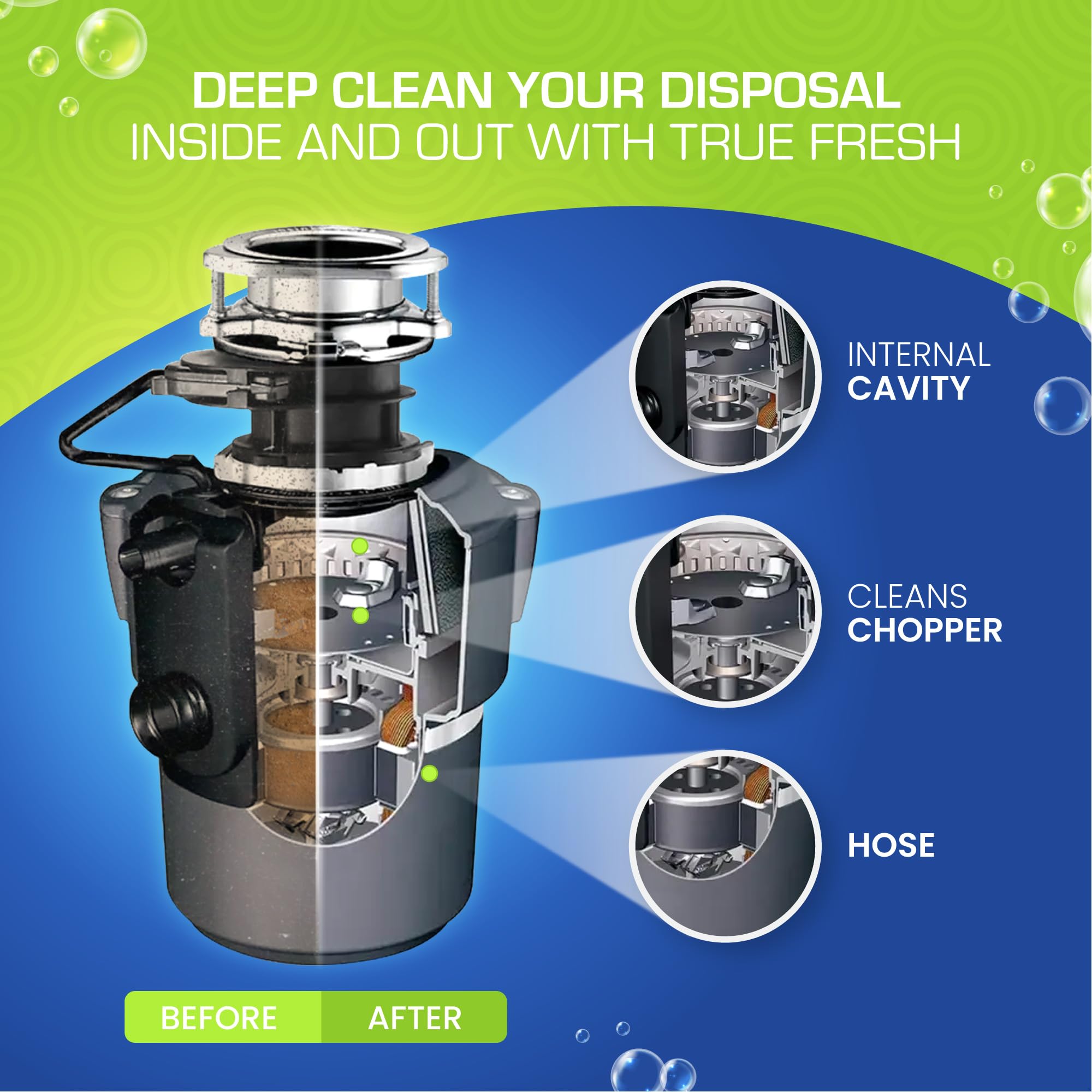 Garbage Disposal Cleaner Tablets (24 Count)