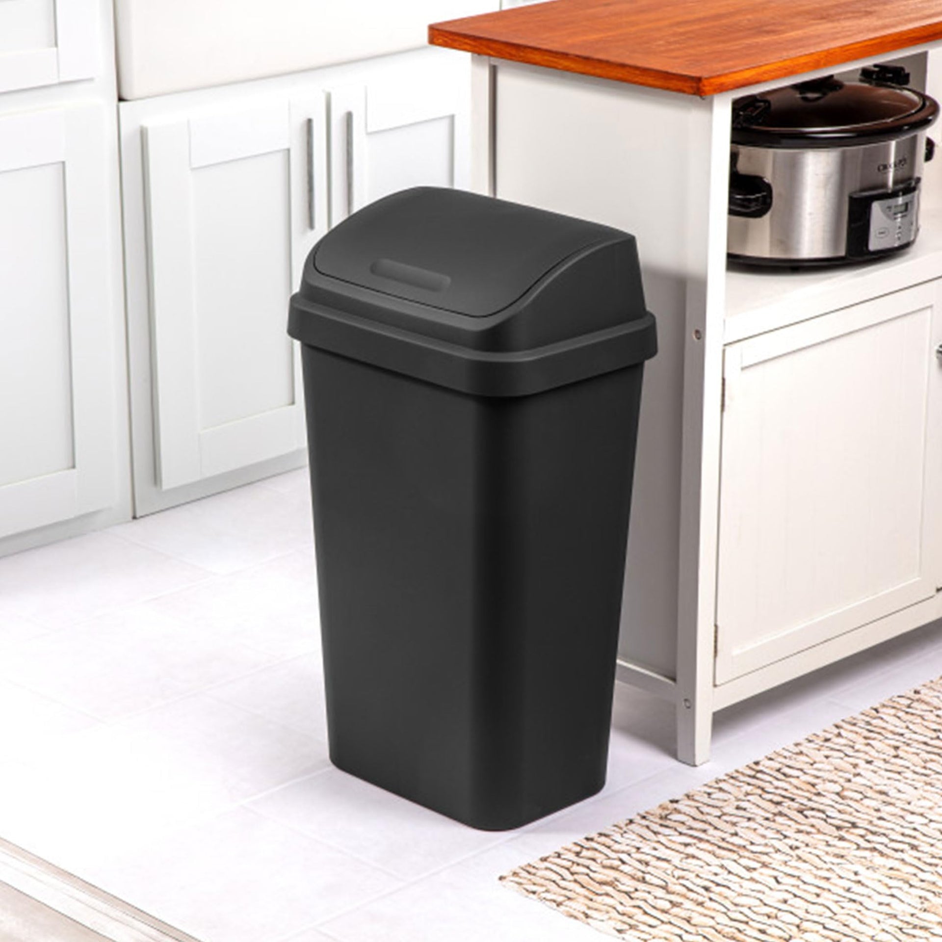 Swing Top Wastebasket (16 Count)