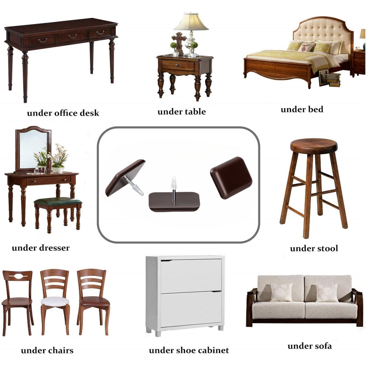 Furniture Sliders (24 Count)