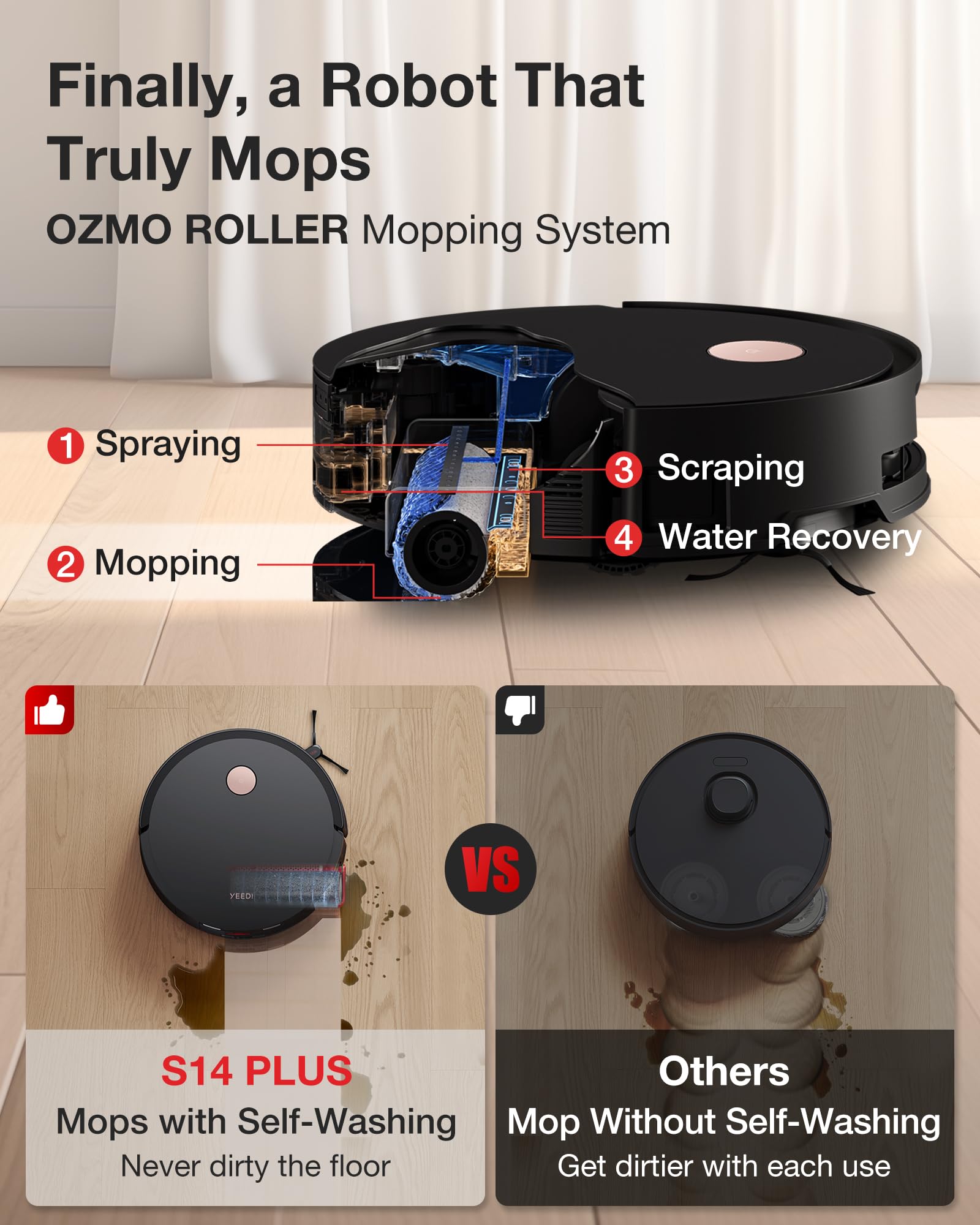 by ECOVACS S14 Plus Robot Vacuum and Mop