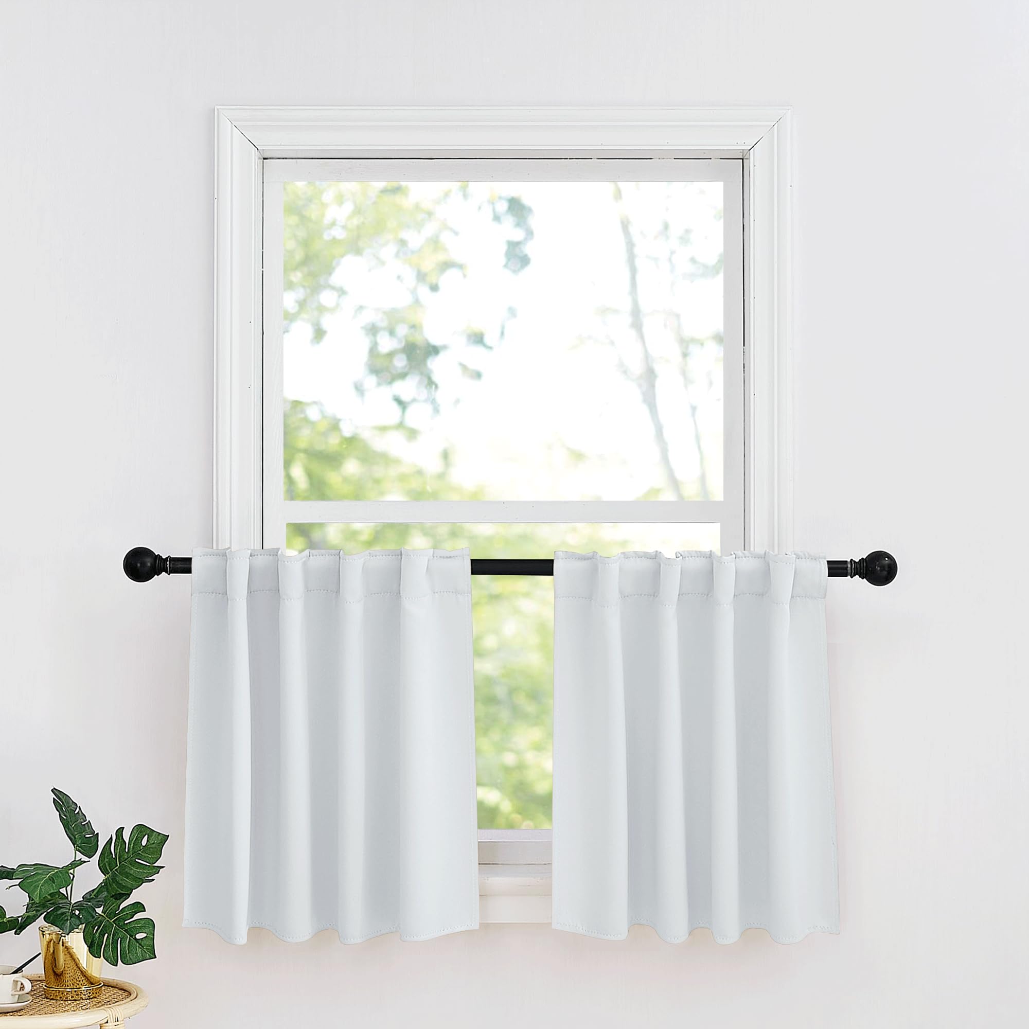 Kitchen Window Curtains (2 Count)