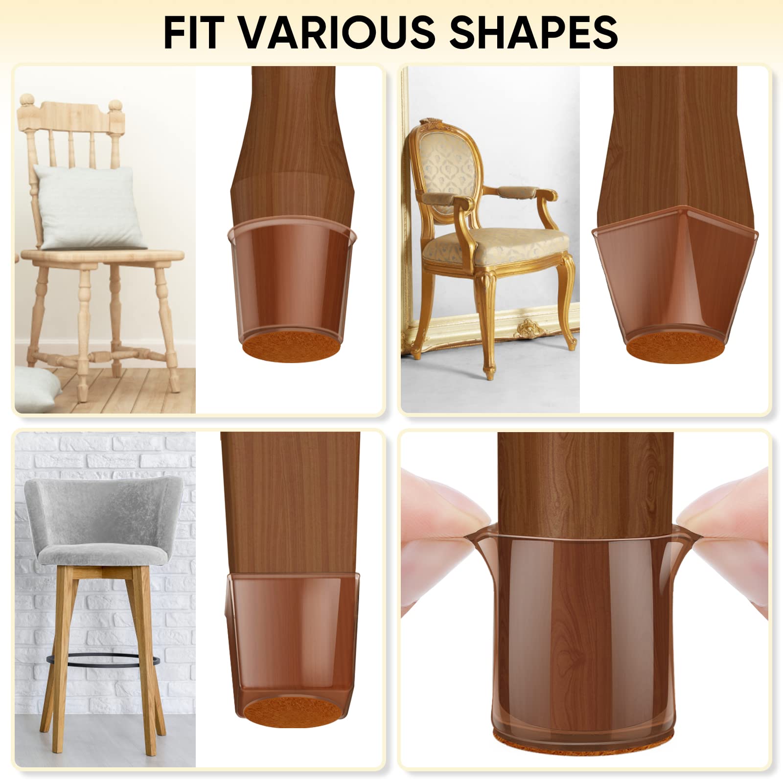 Silicone Chair Leg Floor Protectors