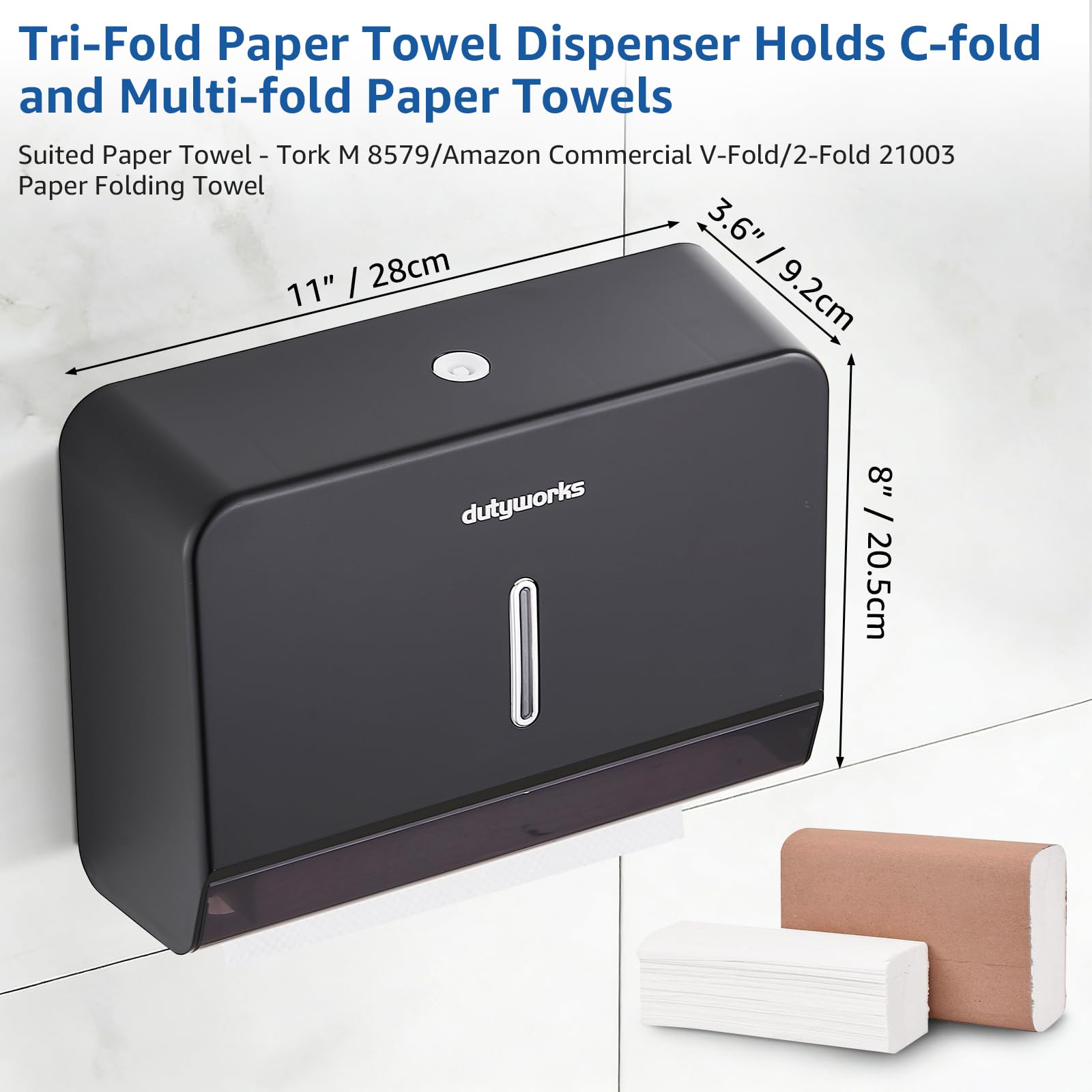 Paper Towel Dispenser Wall Mount (200 Count)
