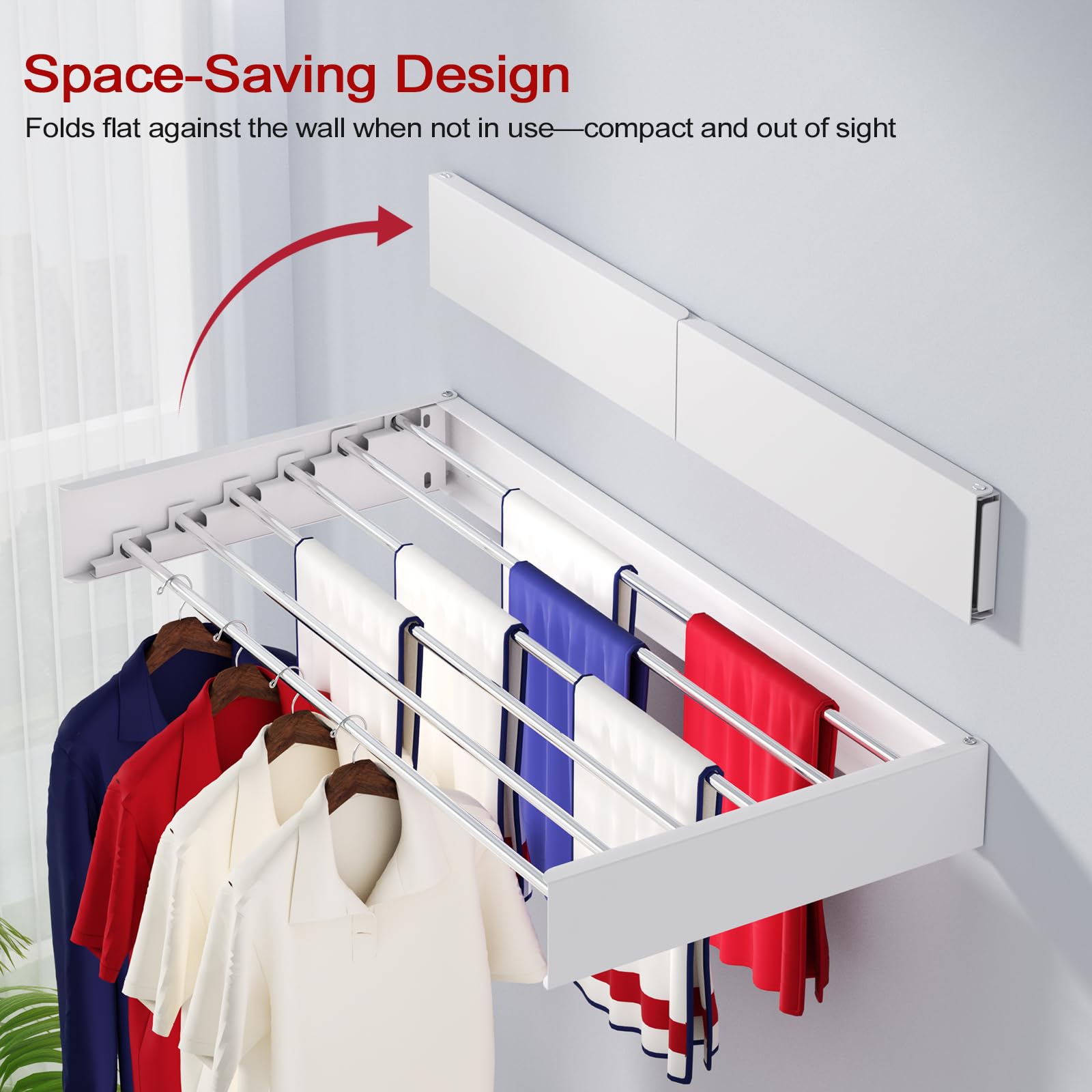 Wall Mounted Drying Rack 40