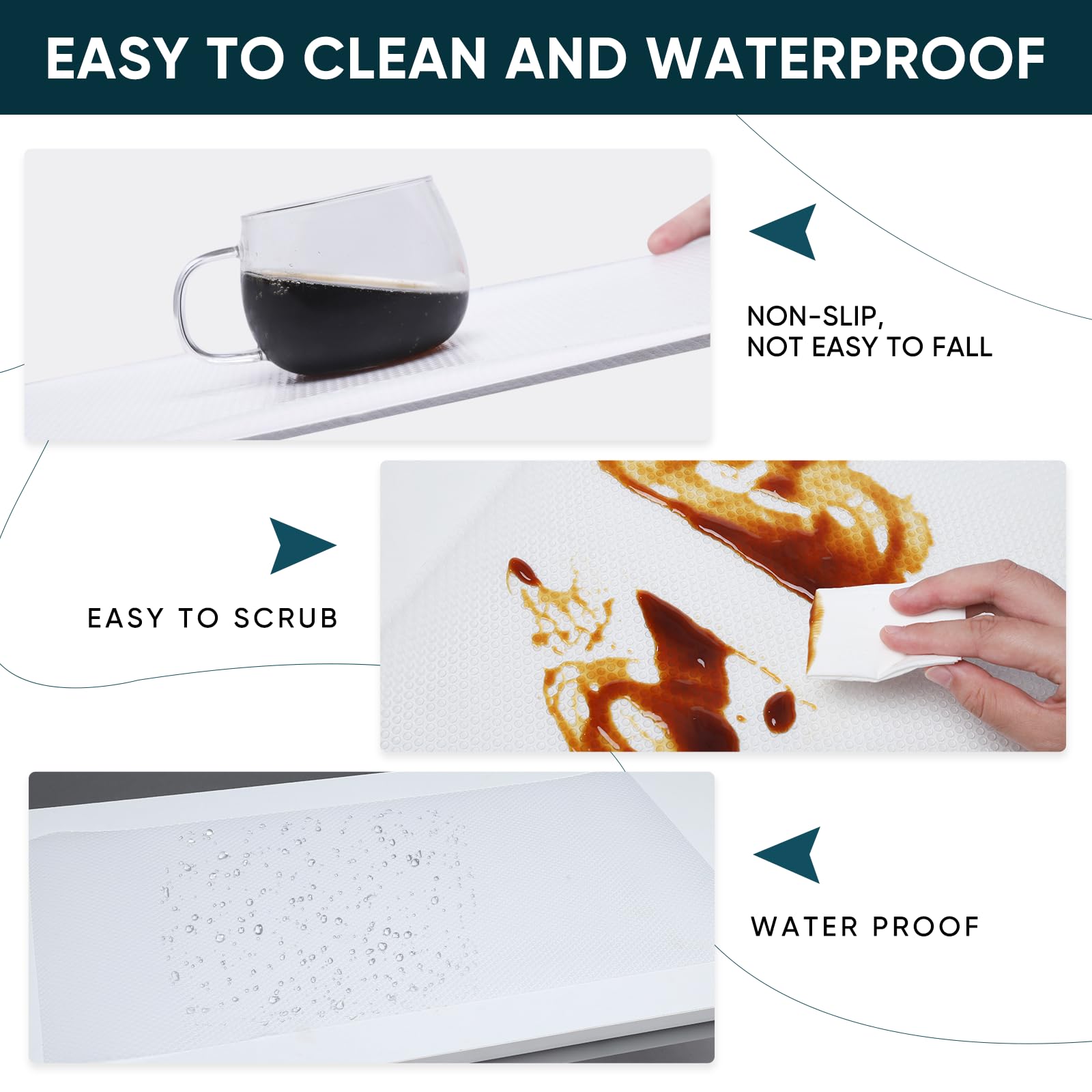 Shelf Liners for Kitchen Cabinets Non