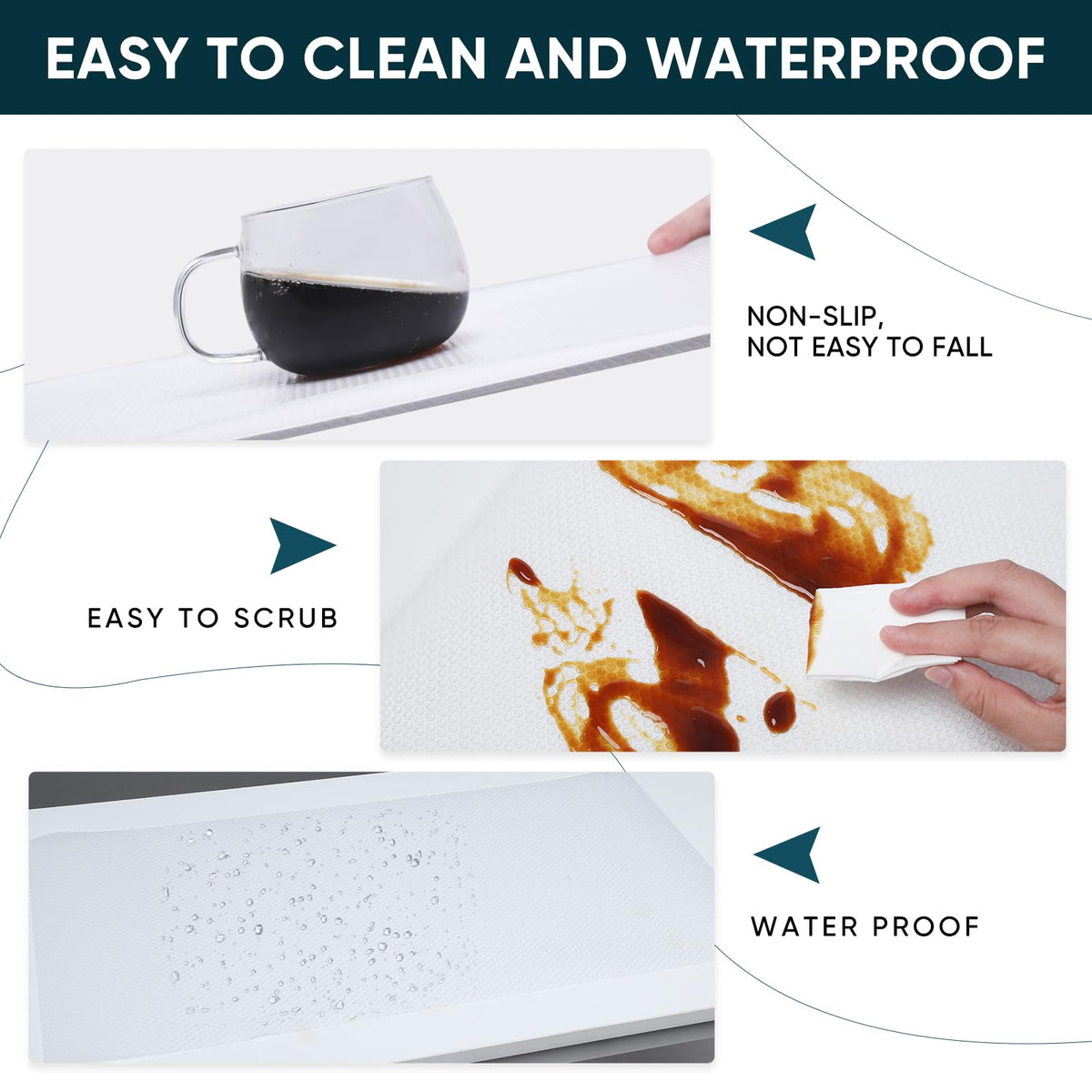 Shelf Liners for Kitchen Cabinets Non