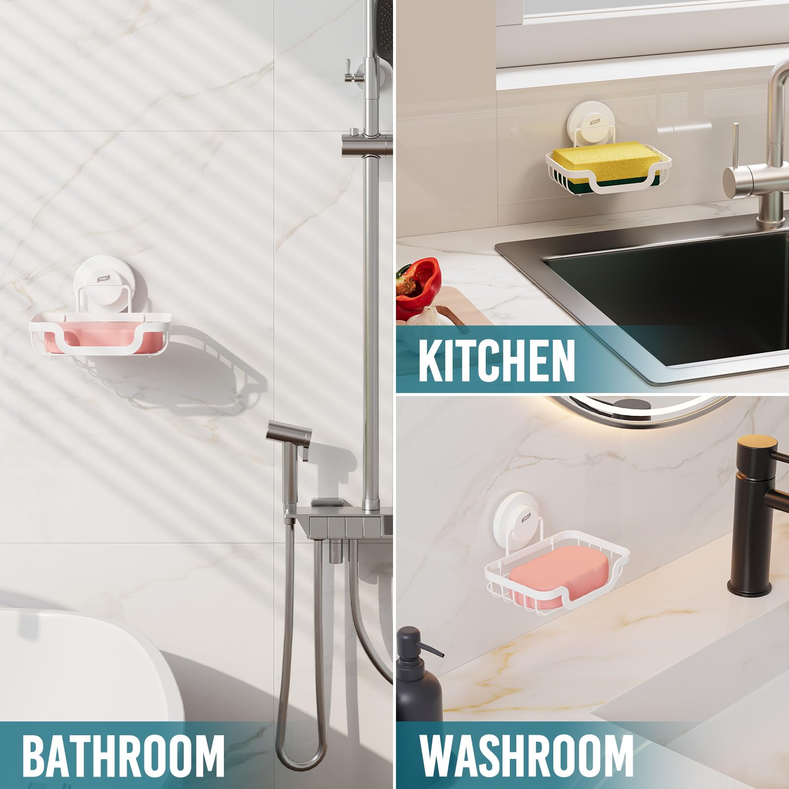 Soap Dish Bar Soap Holder Suction Cup