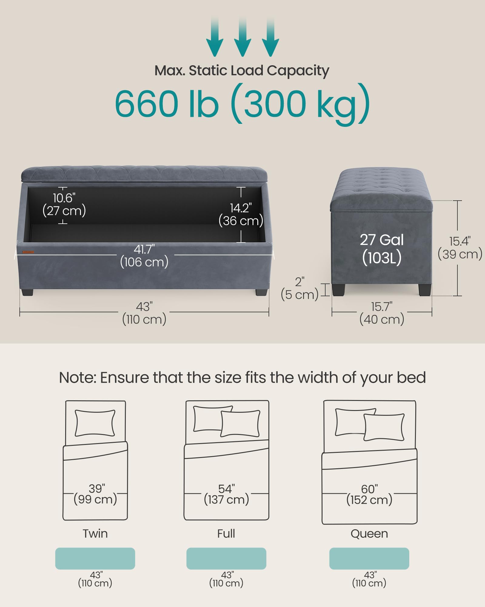 Storage Ottoman Bench