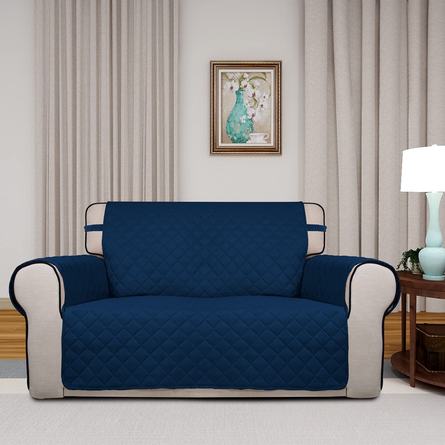Reversible Quilted Sofa Cover