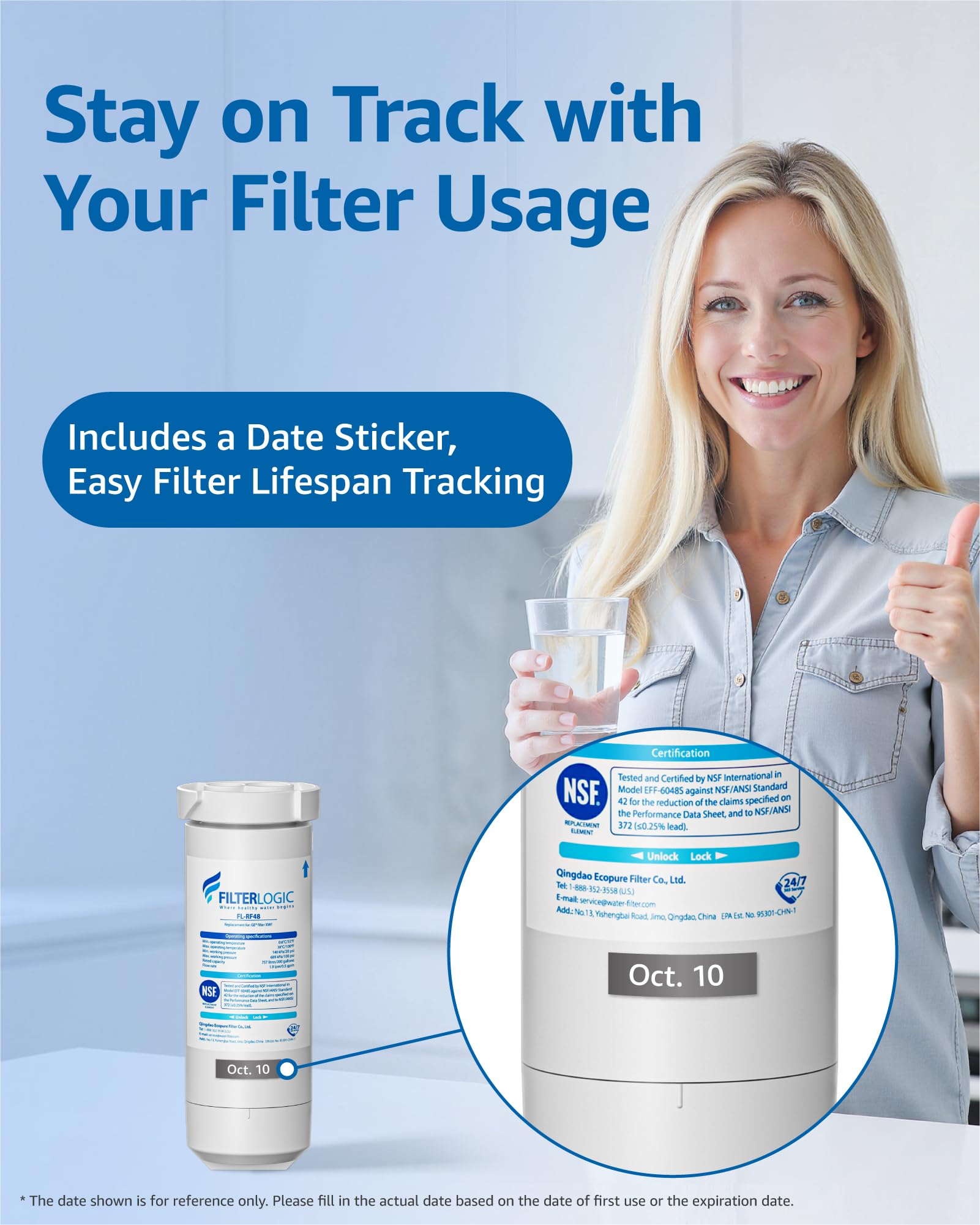 XWF Water Filter Replacement for GE® XWF (3 Count)