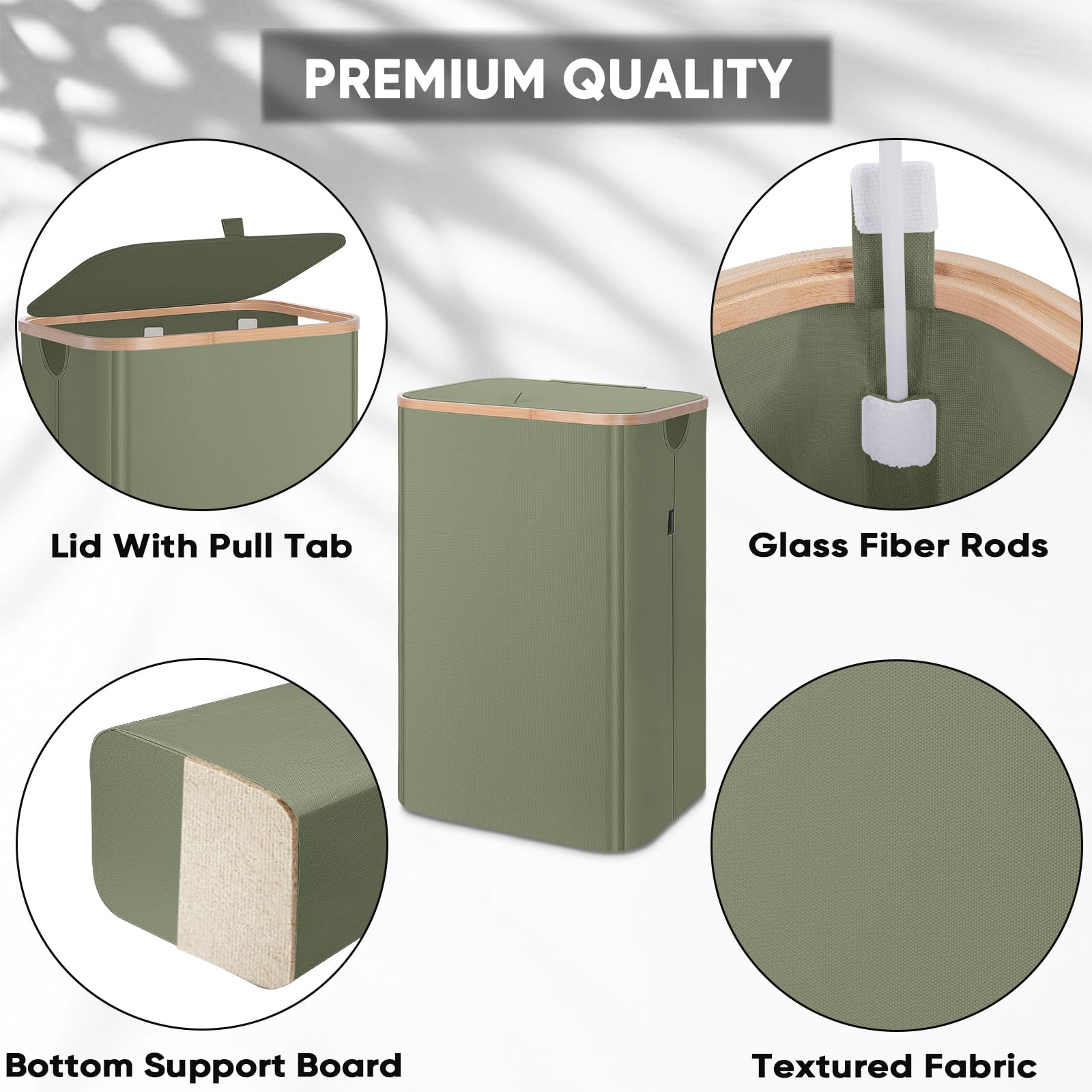 Laundry Hamper with Lid