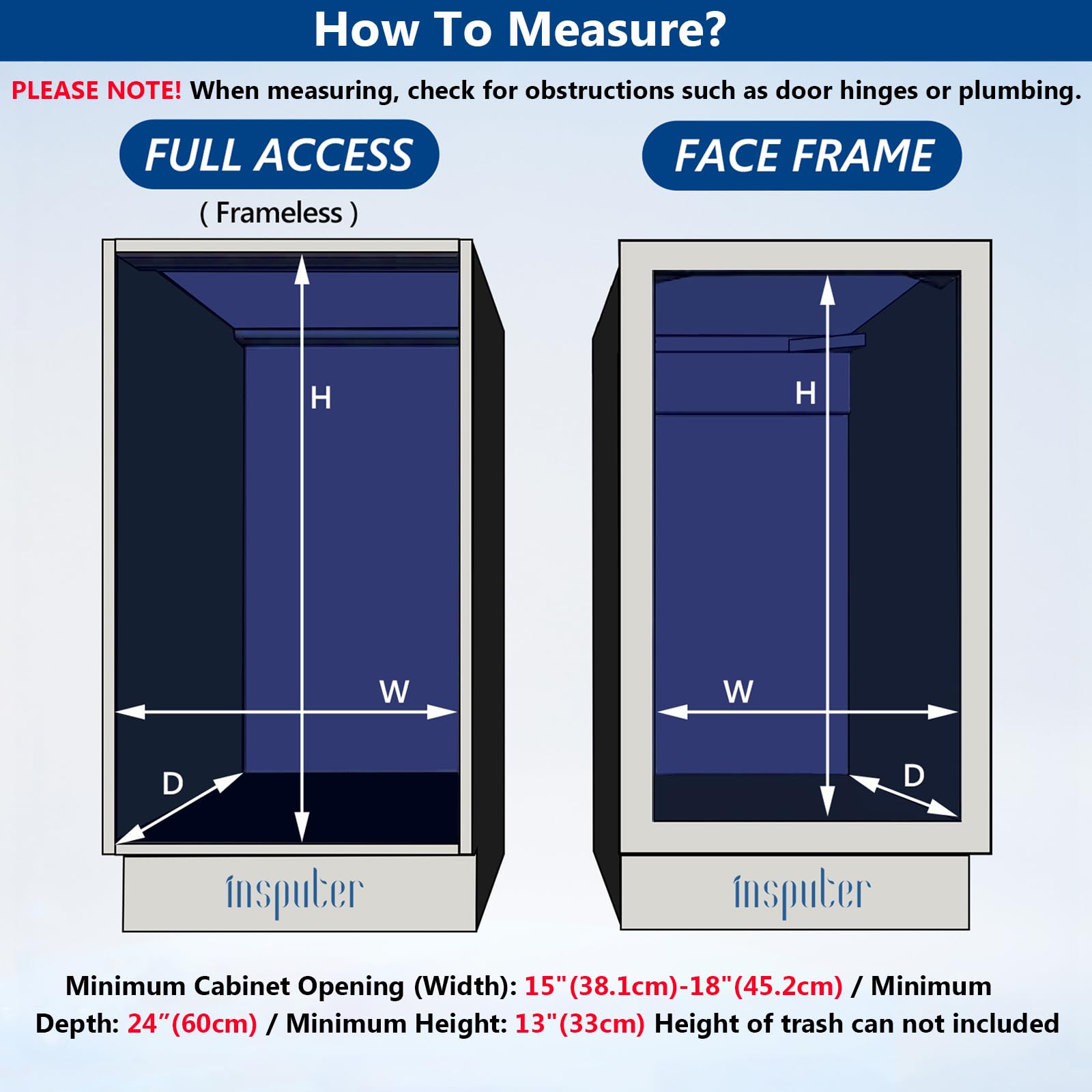 Dual Pull Out Trash Can Under Cabinet with Soft