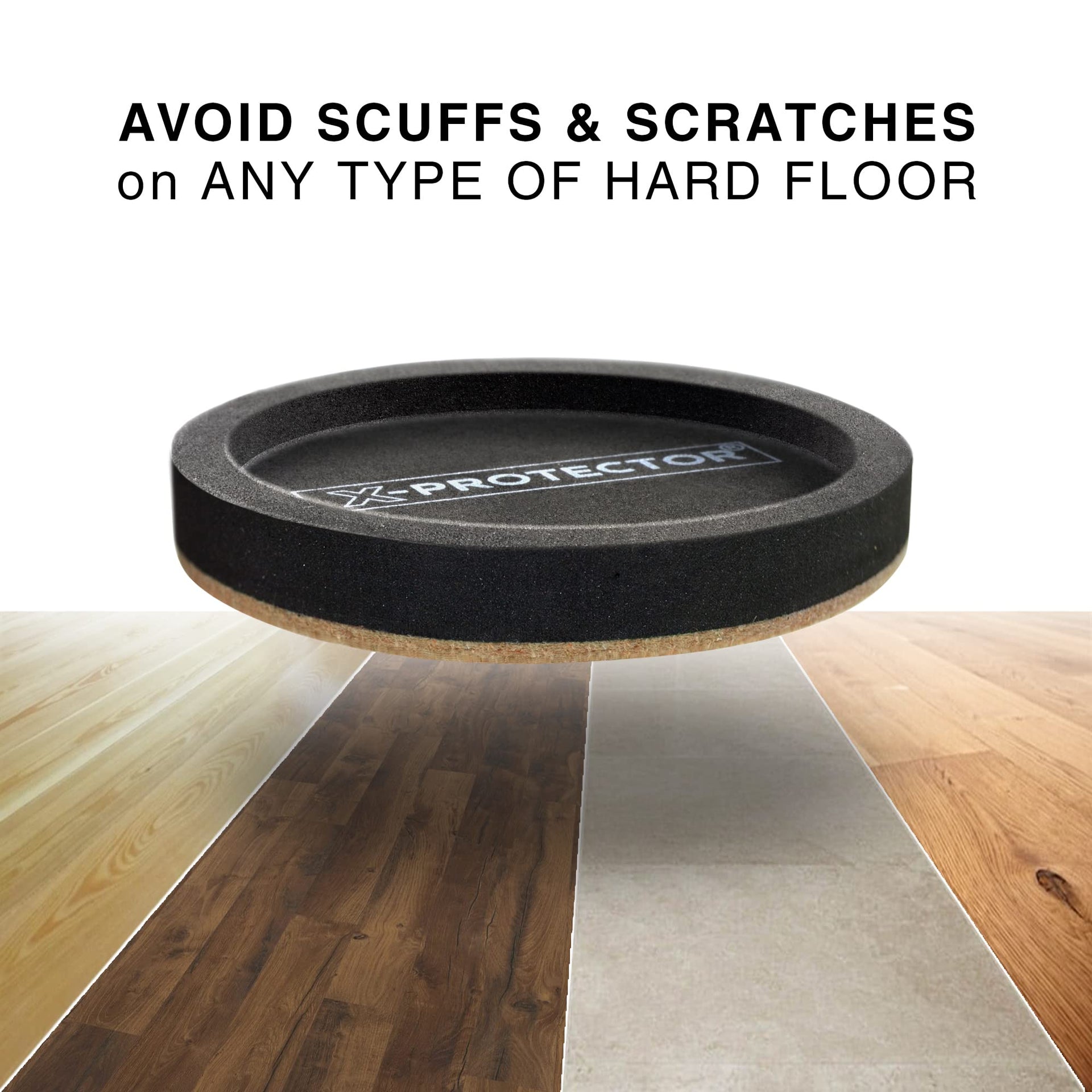 Felt Furniture Sliders for Hardwood Floors X (4 Count)