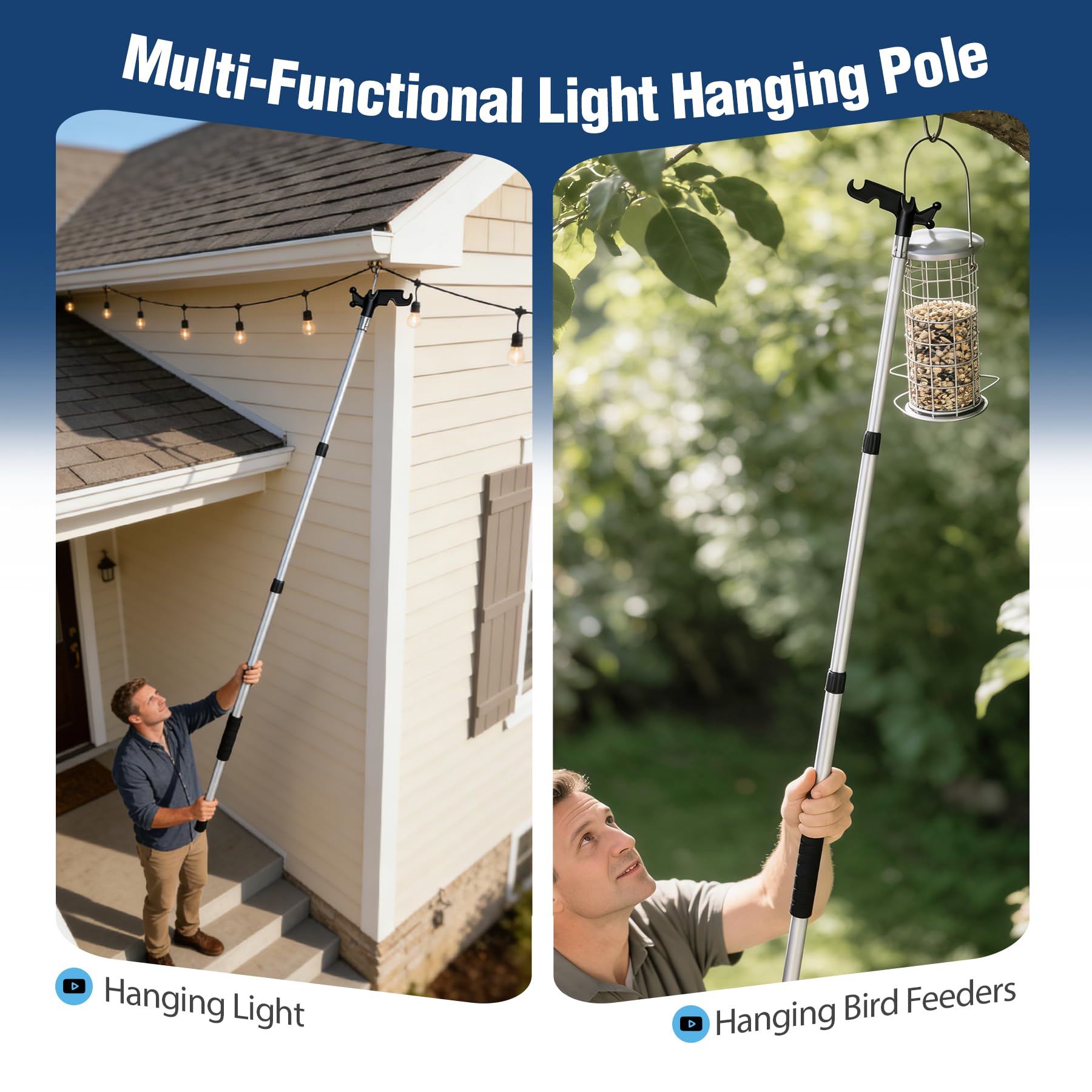 15 Foot High Ceiling Duster Kit with 4