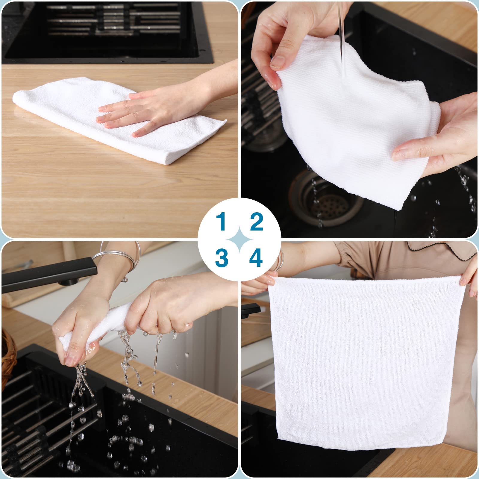 200 Microfiber Cleaning Cloths