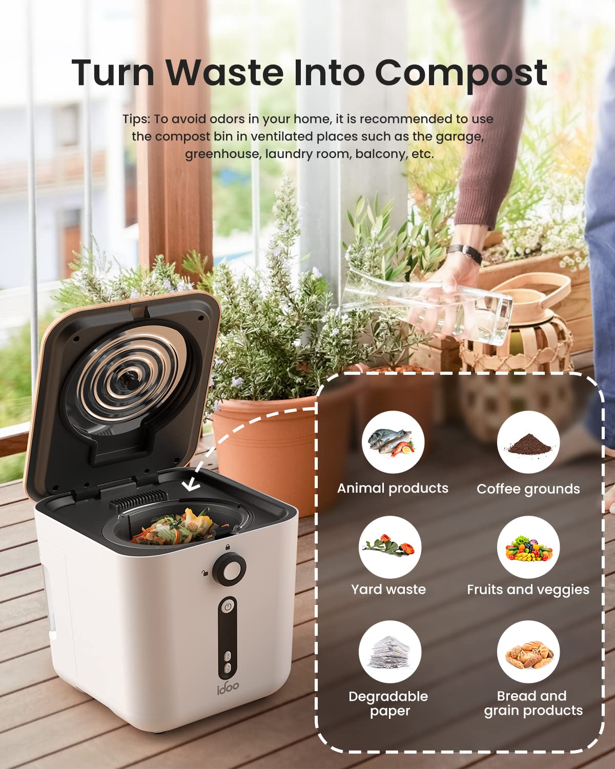 Electric Composter for Kitchen