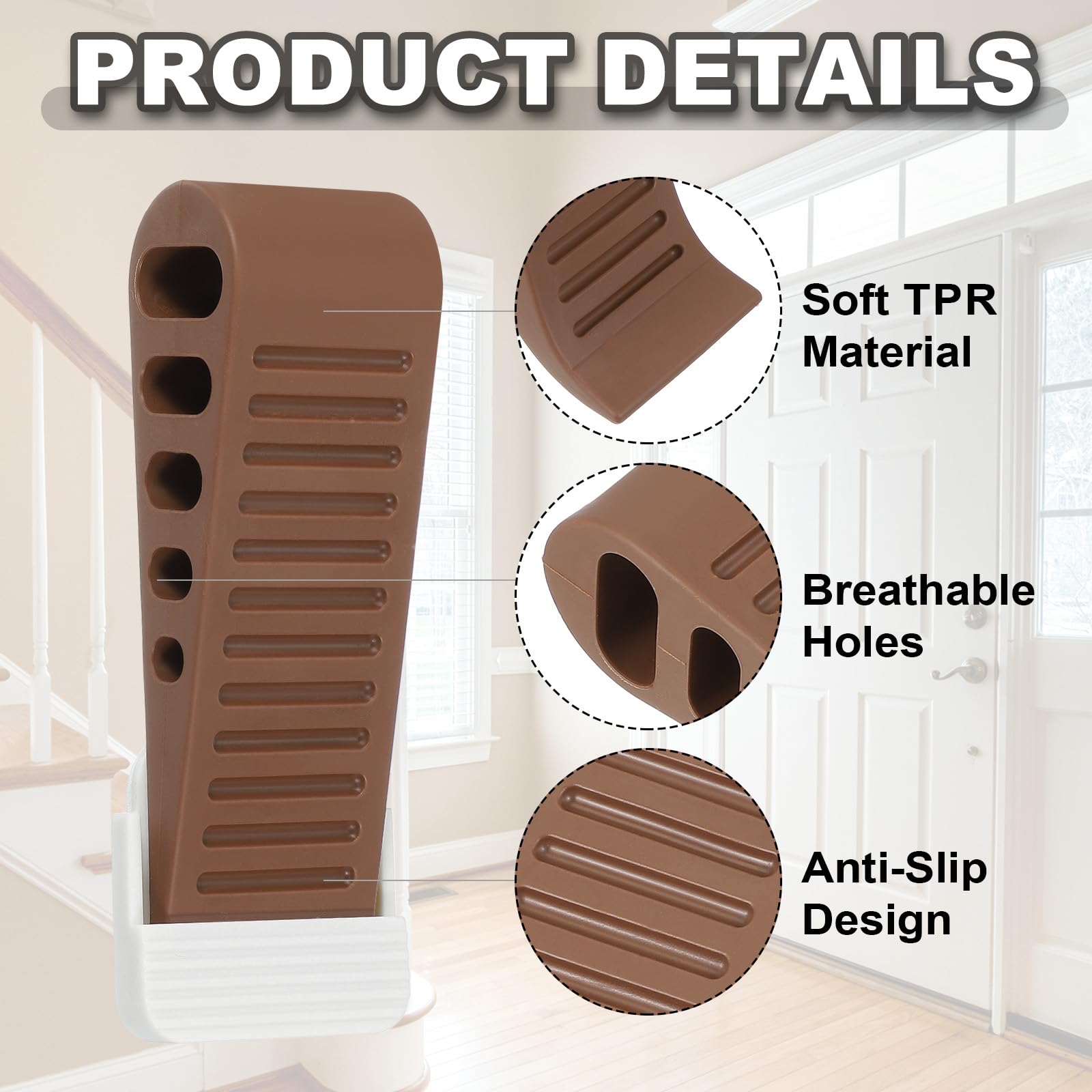 Rubber Door Stoppers for Bottom of Door