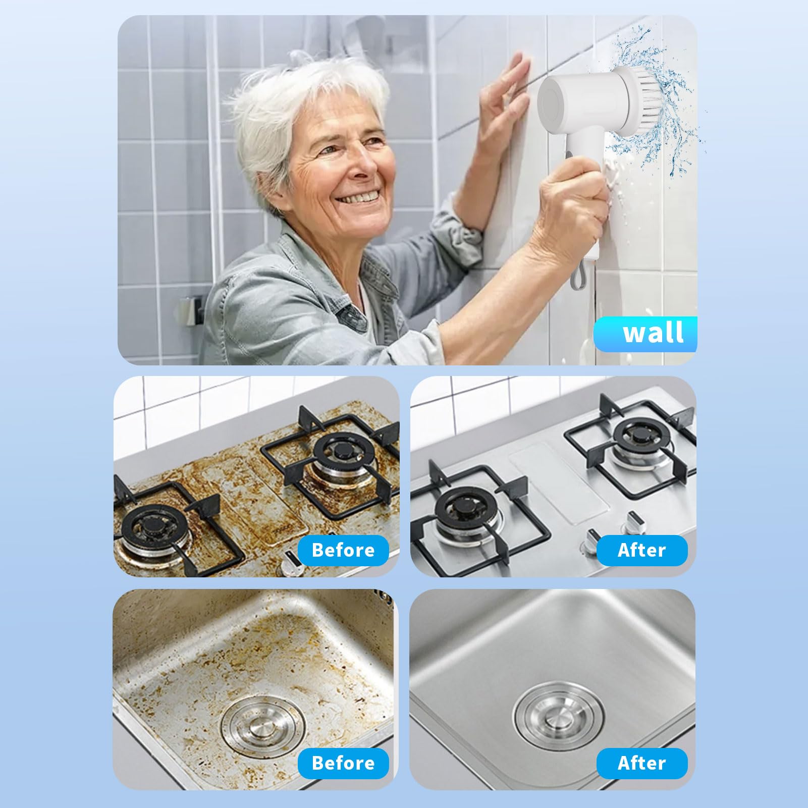 Electric Spin Scrubber
