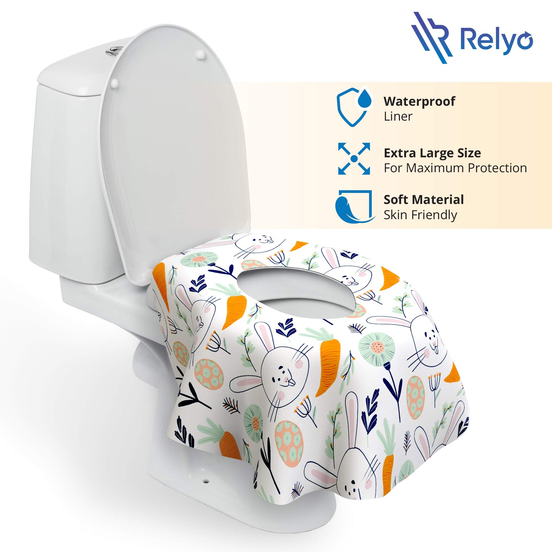Disposable Toilet Seat Cover for Travel (20 Count)