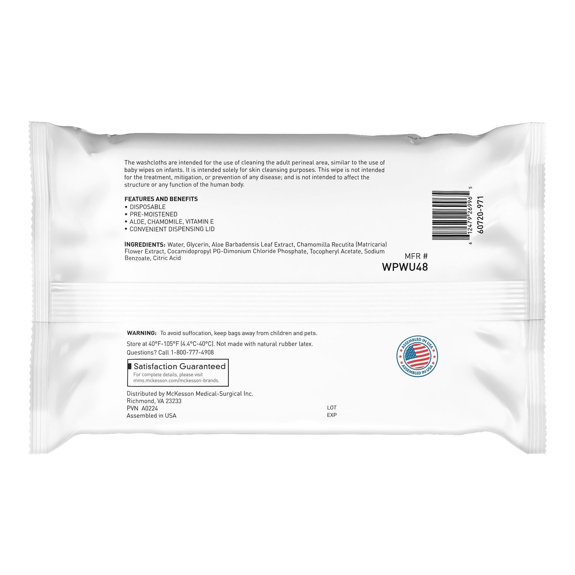 Washcloth Wipes (48 Count)