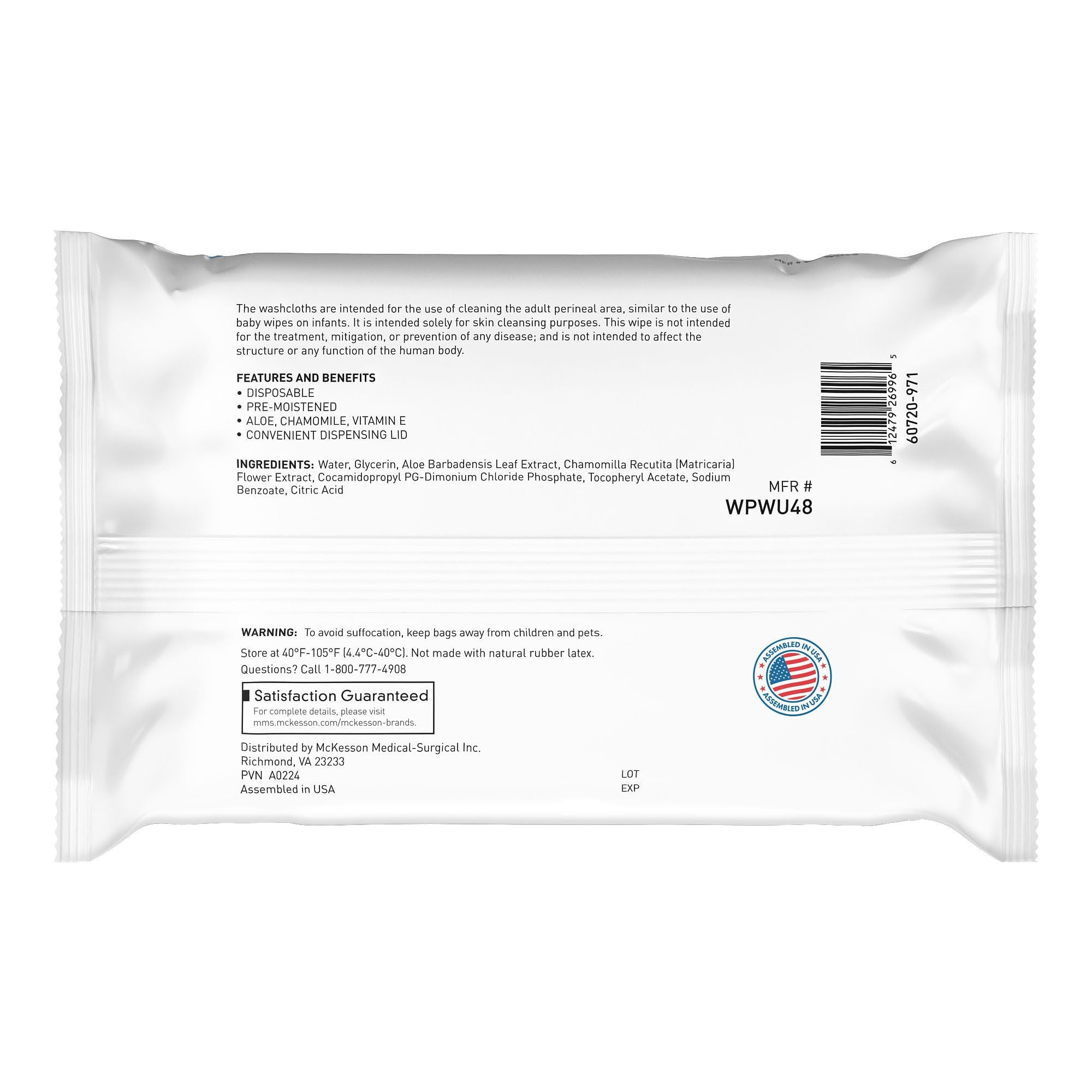 Washcloth Wipes (48 Count)