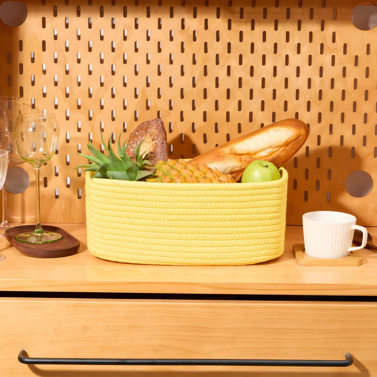 Small Storage Baskets for Organizing (4 Count)