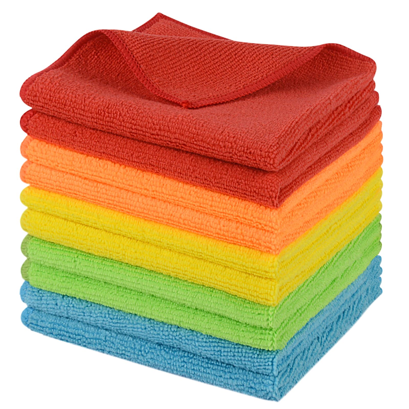 Dish Cloth for Washing Dishes Kitchen Washcloth Cleaning Cloth (10 Count)