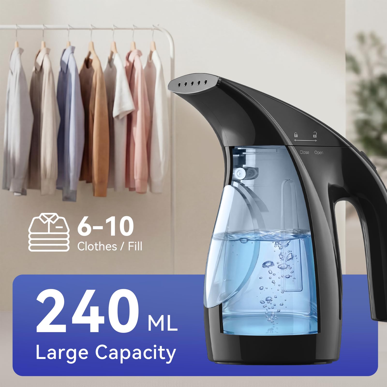 Upgraded Steamer for Clothes