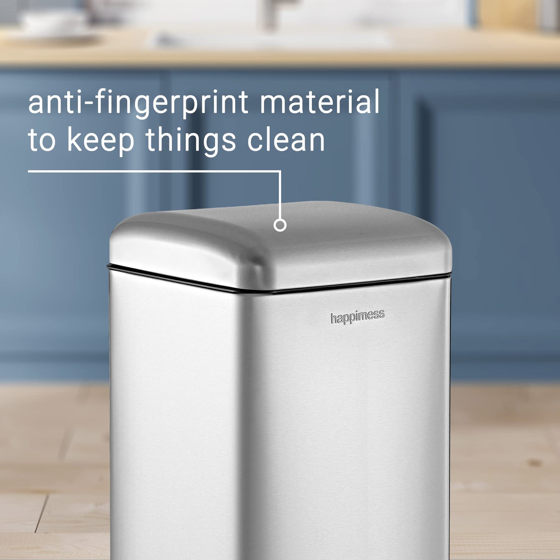 Betty 8 Gal Step Trash Can Soft