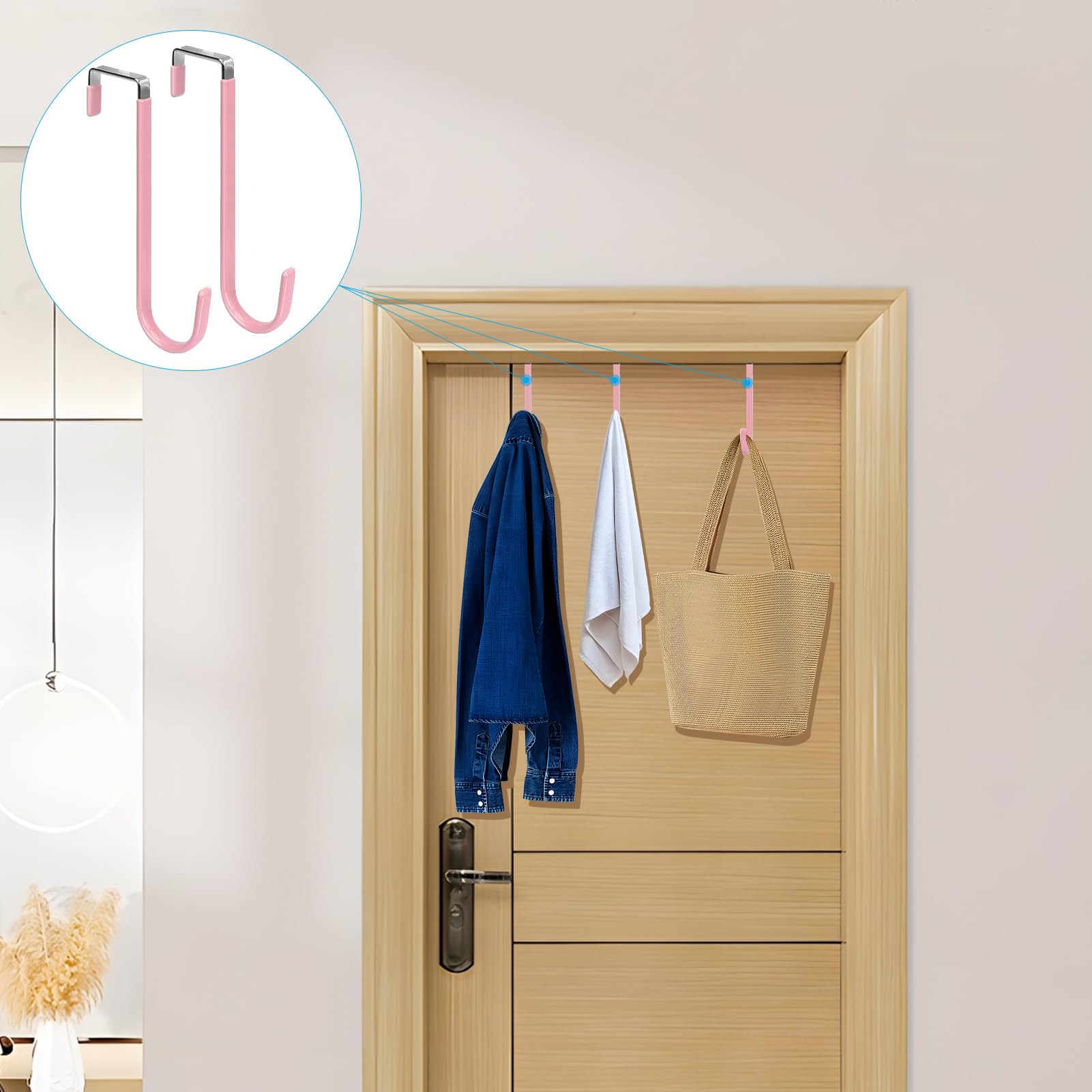 Over the Door Hooks (4 Count)