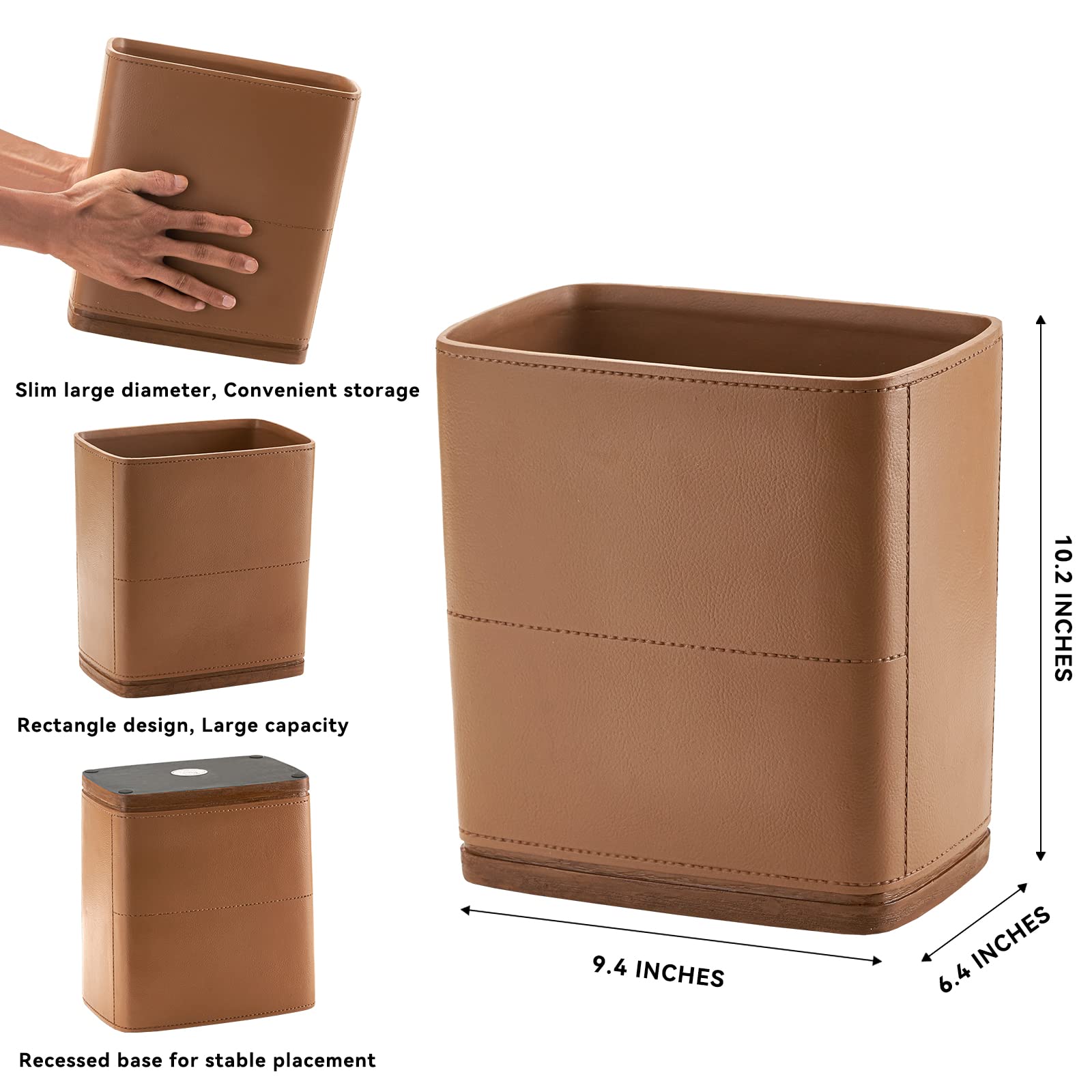 Bathroom Trash Can 1.8 Gallon