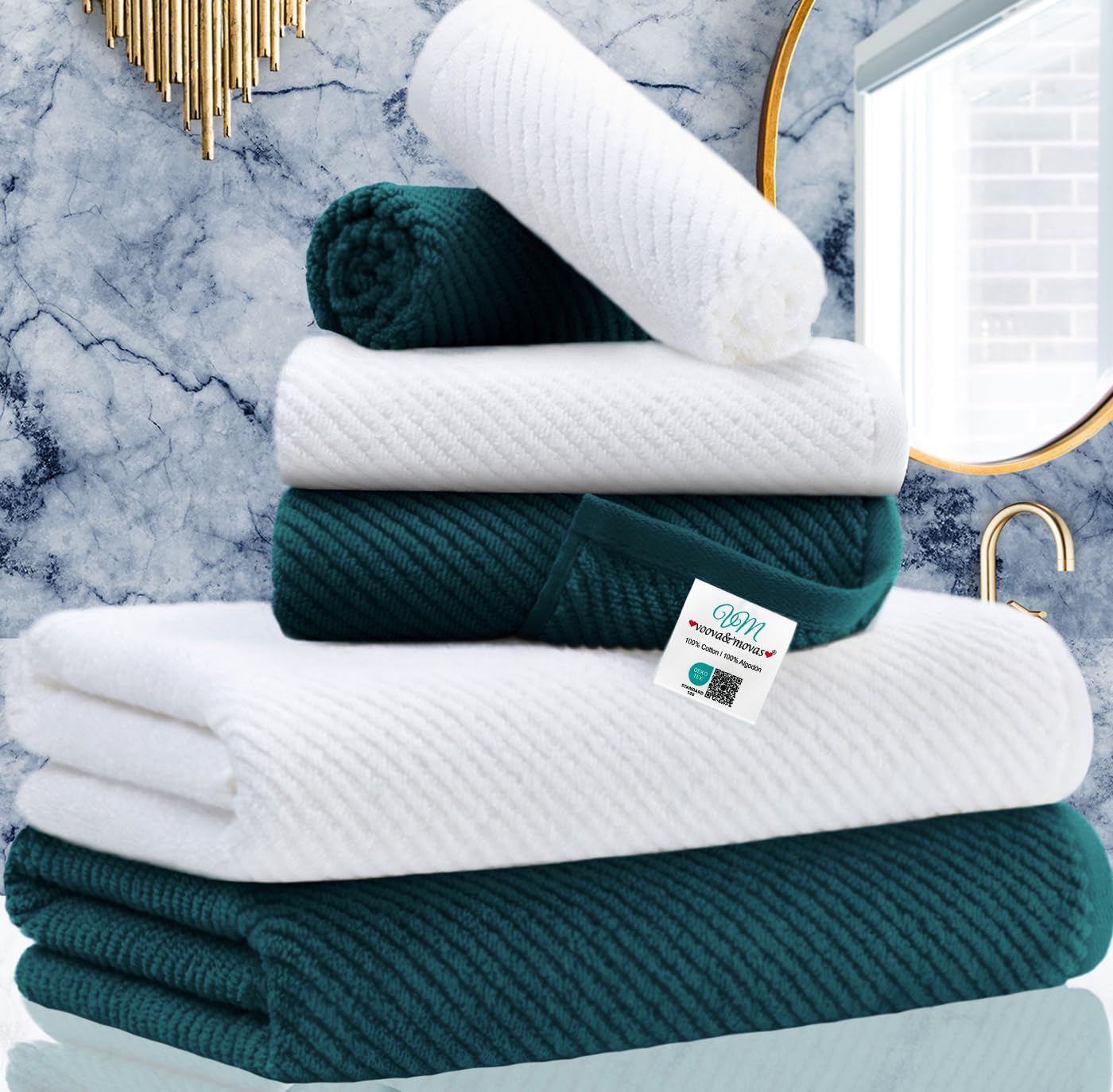 6PC Towel Set (6 Count)