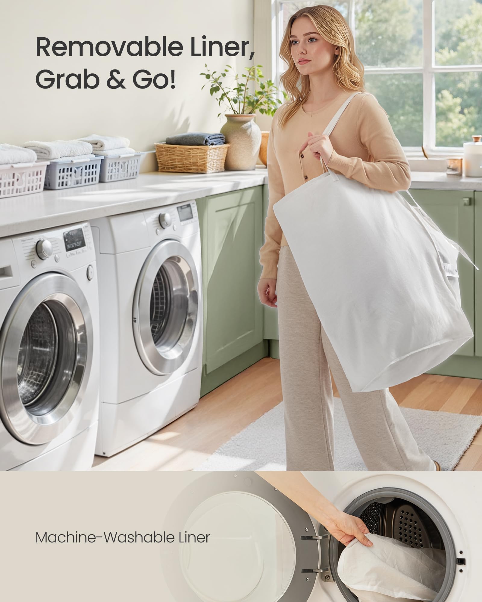Laundry Hamper with Lid