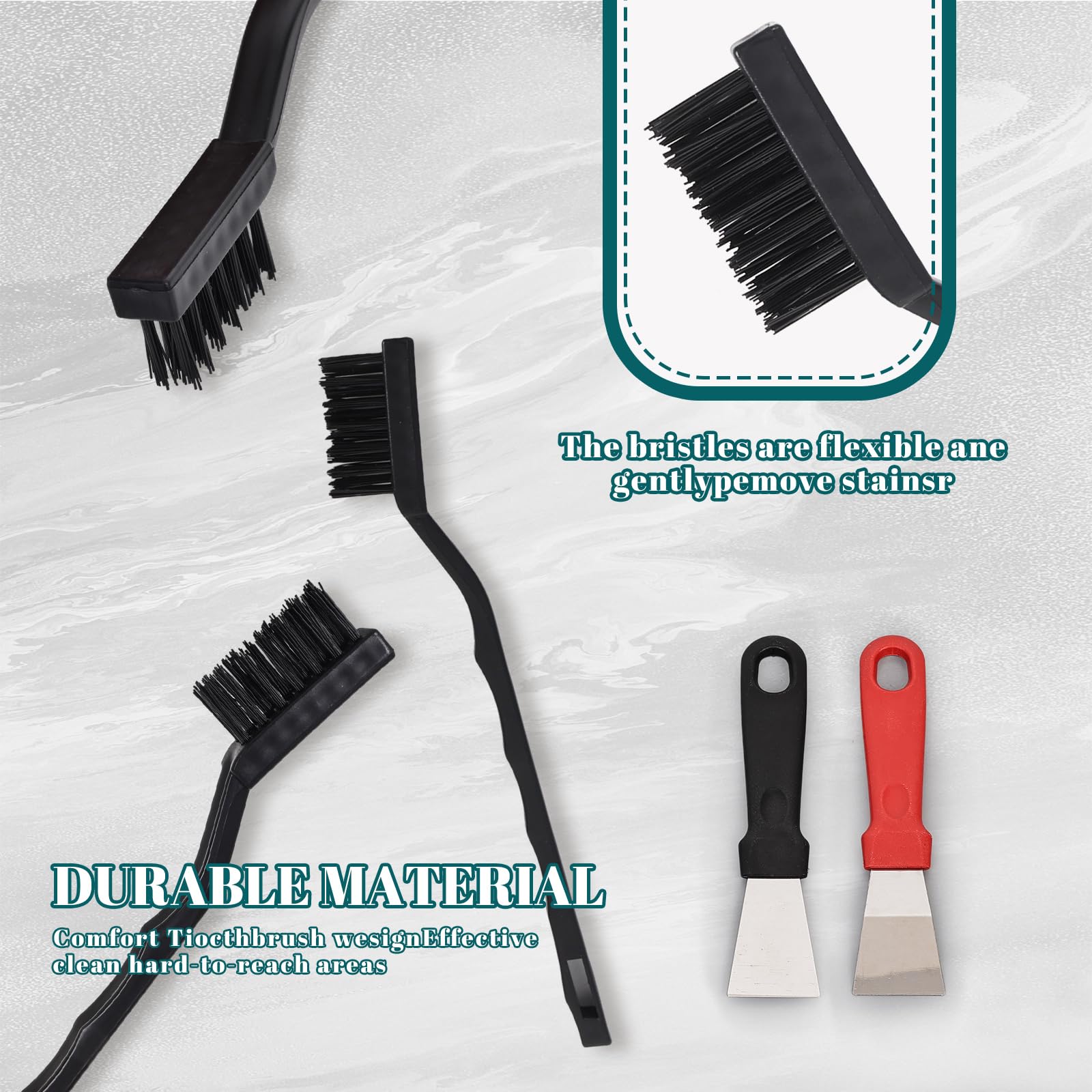48 Pcs Mini Nylon Brush Set (48 Count)