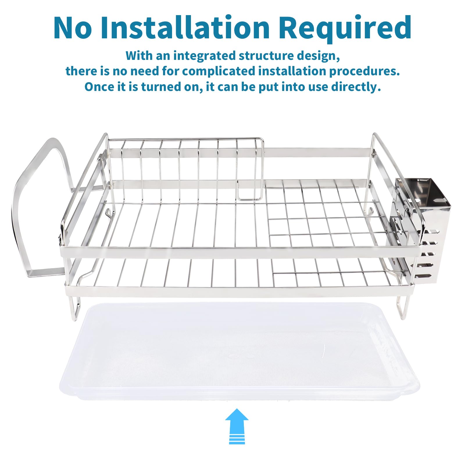 Stainless Steel Dish Racks for Kitchen Counter