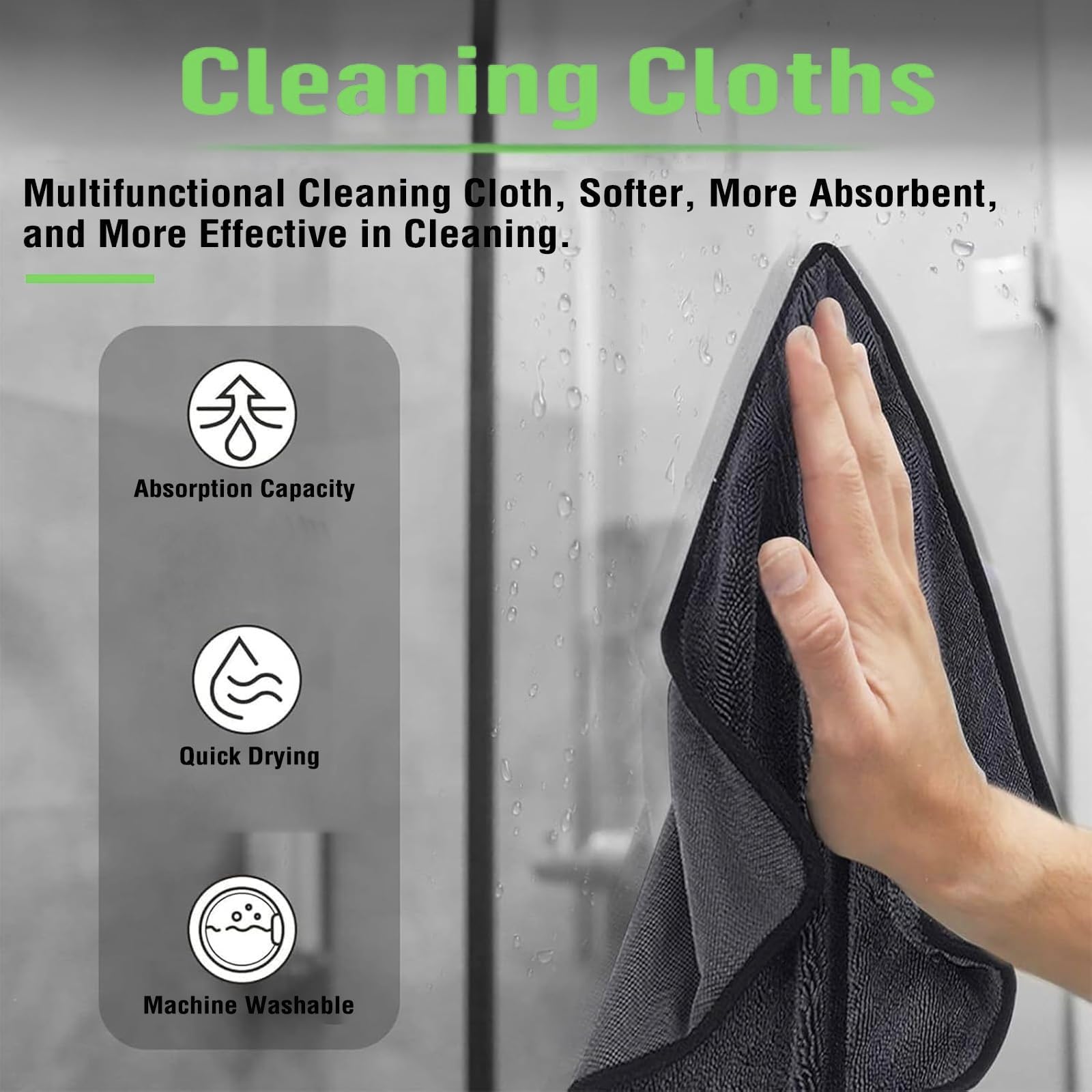 Bath Shower Cleaning Cloths