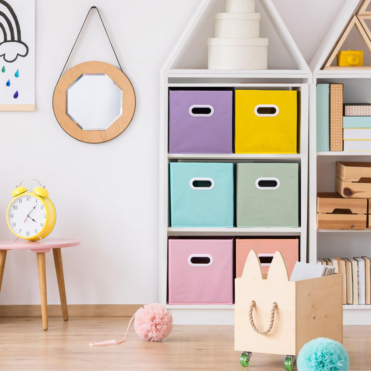 Fabric Storage Cubes Bins (6 Count)