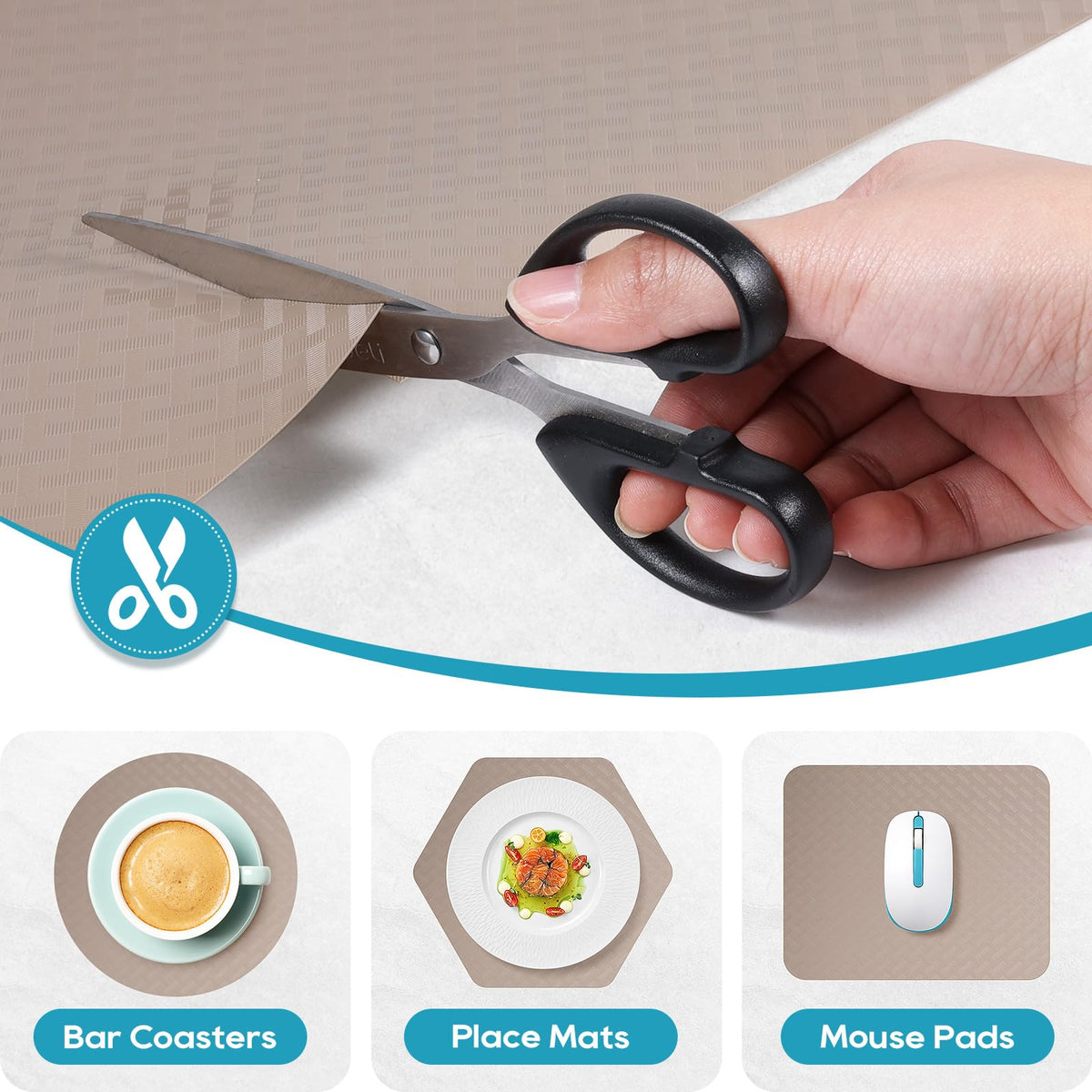 Shelf Liners for Kitchen Cabinets Non Adhensive