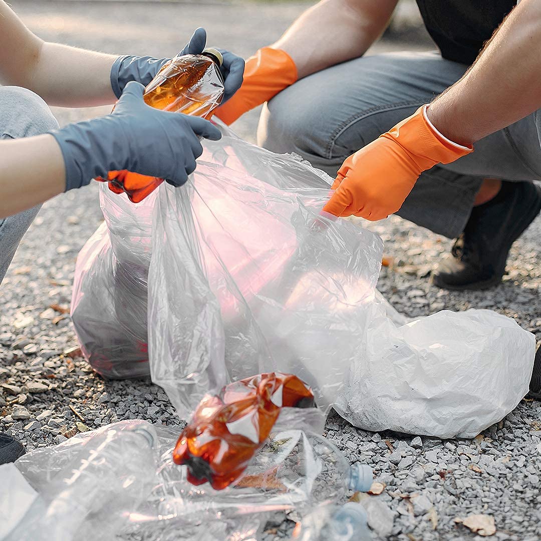 30 33 Gallon Clear Trash Bags Heavy Duty (250 Count)
