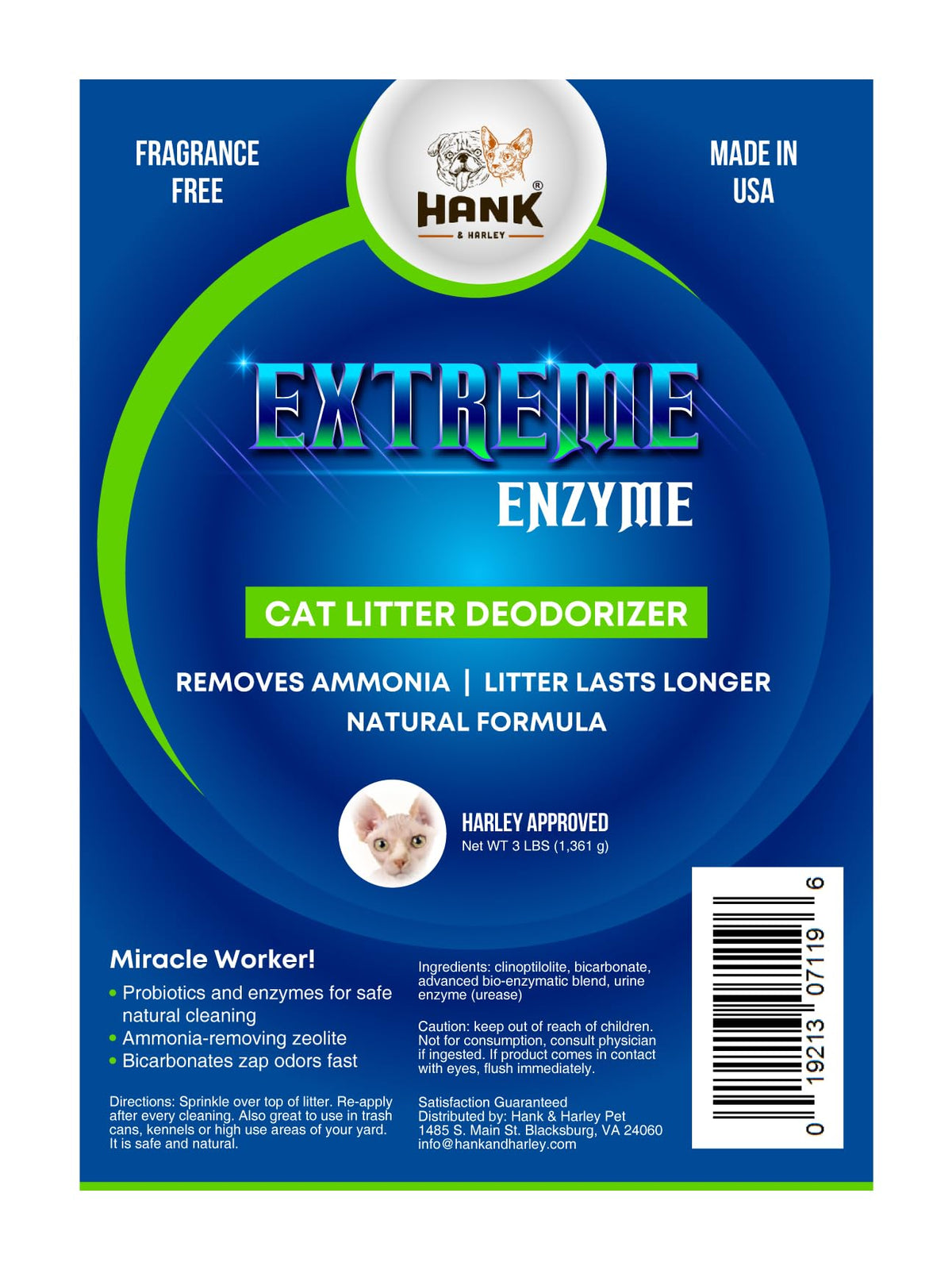 Extreme Enzyme CAT Litter Odor Eliminator