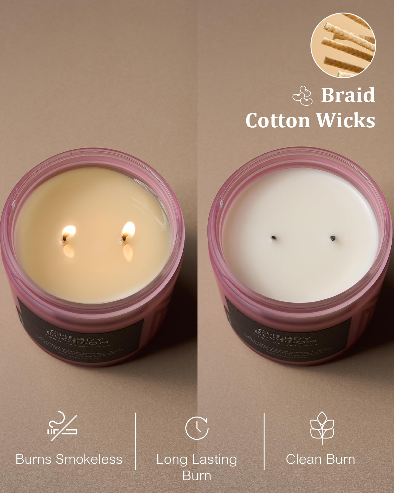 Cherry Blossom Home Scented Candles (11.6 Ounce)