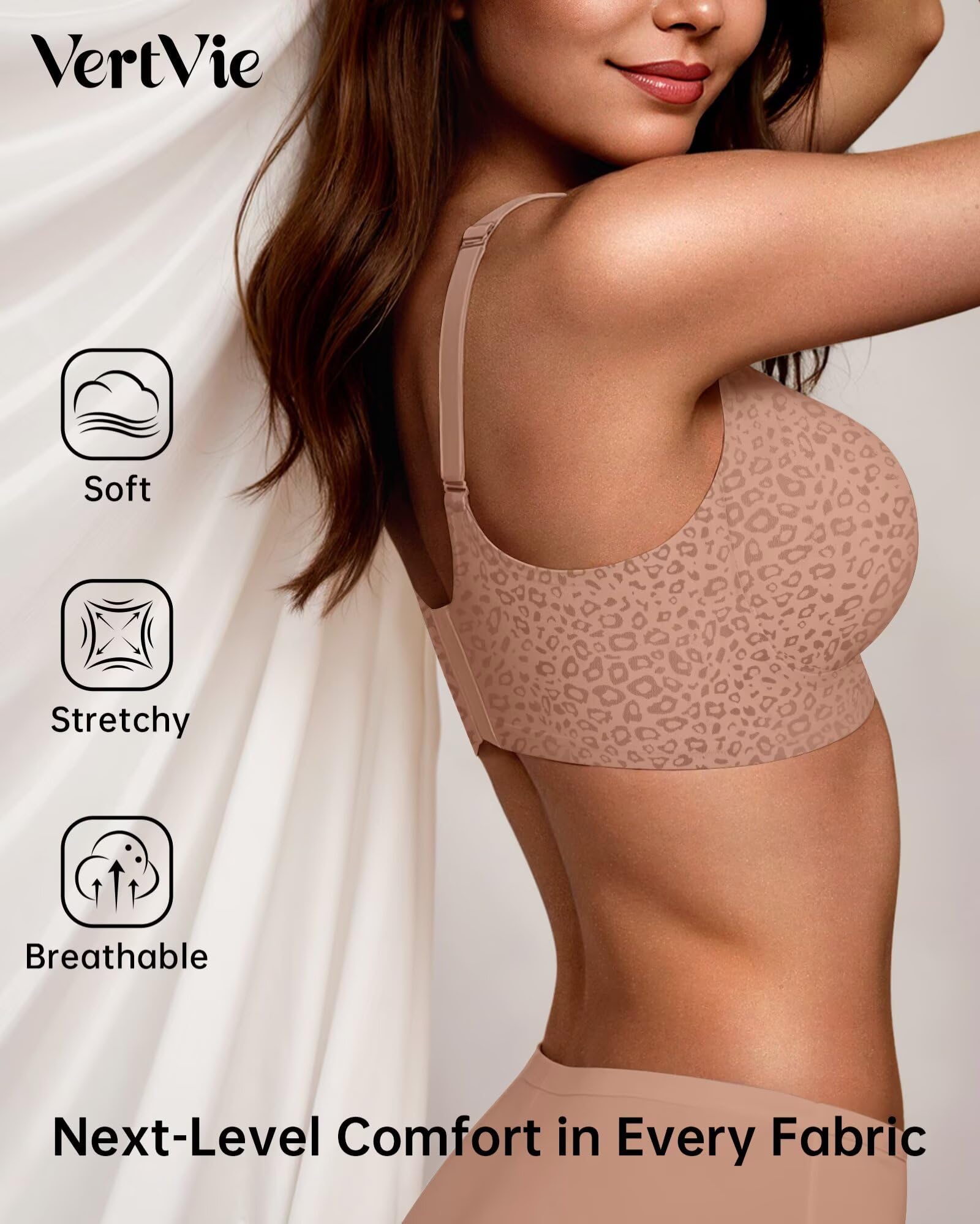 Seamless Jelly Bra No Underwire Supportive Bralette