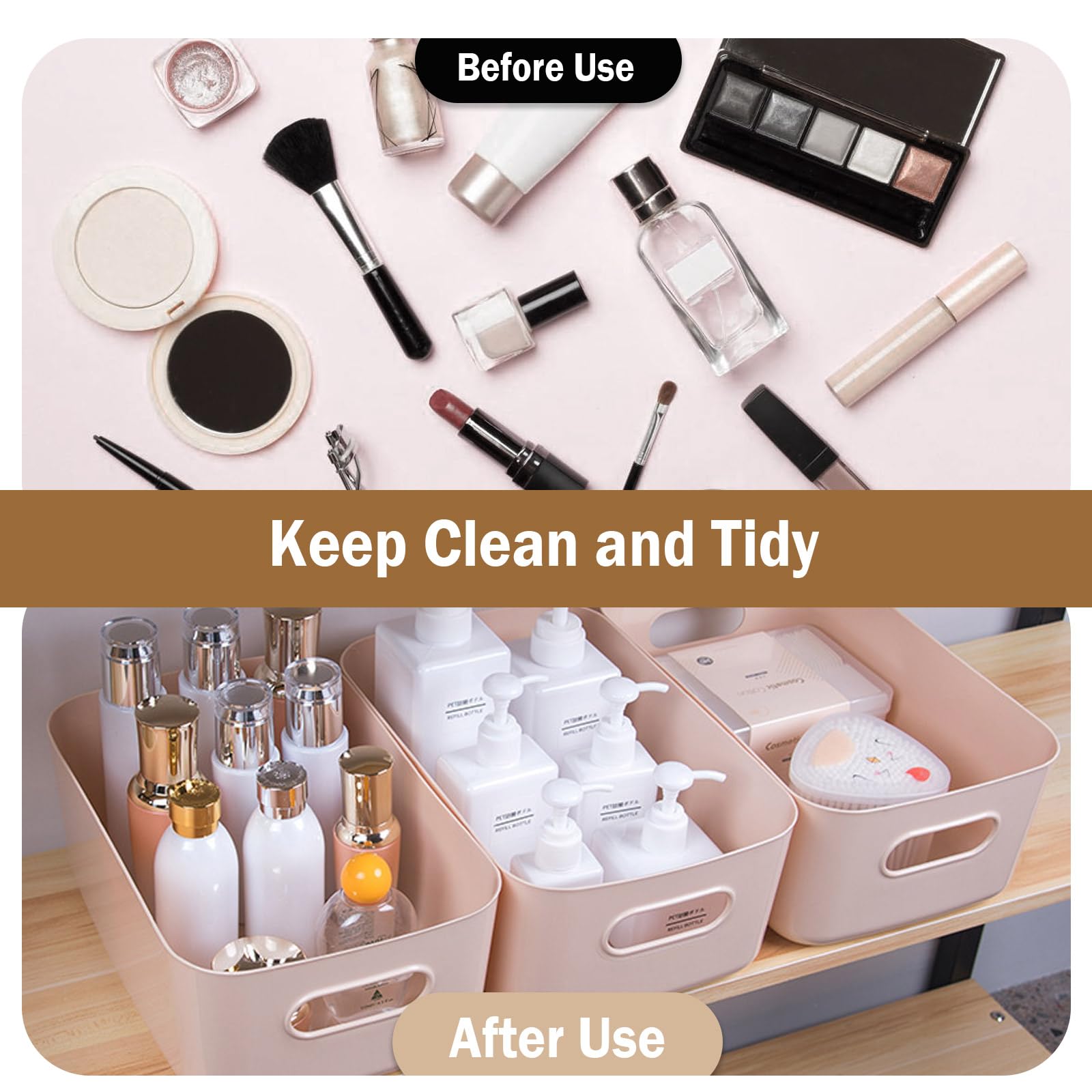 2 Pack Plastic Storage Bins (2 Count)