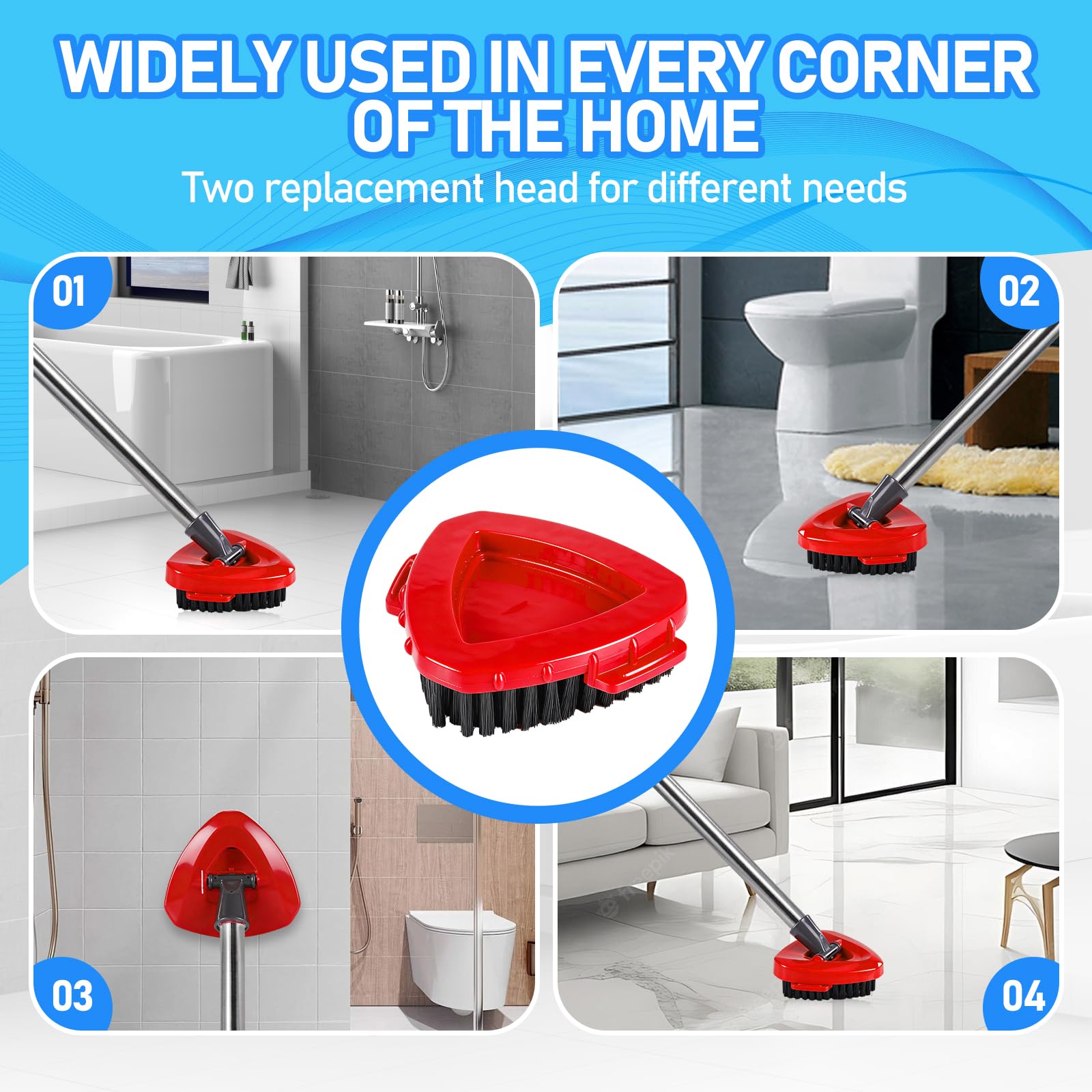 7 Pack Spin Mop Head for O (7 Count)