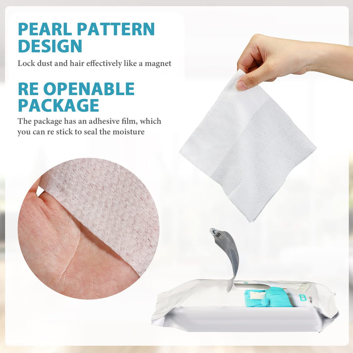 Wet Mop Pads Refills for Floor Cleaning Sweeper Wet Refills Disposable moist Mopping Cloth Wipes for Wood Hardwood Tile (160 Count) - ModHome Supplies