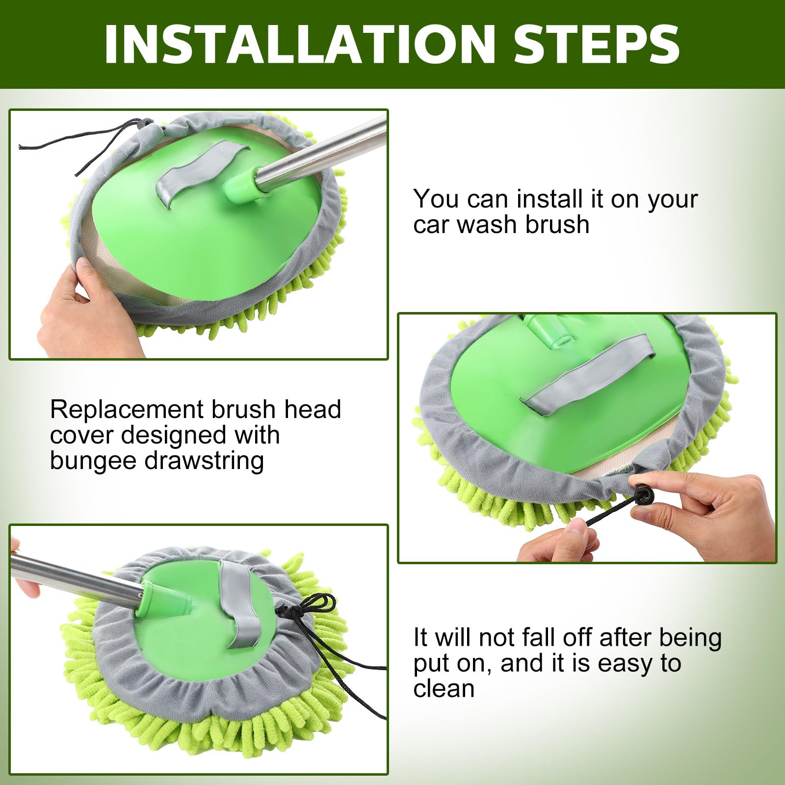 5 Pcs Car Wash Mitt Set (5 Count)